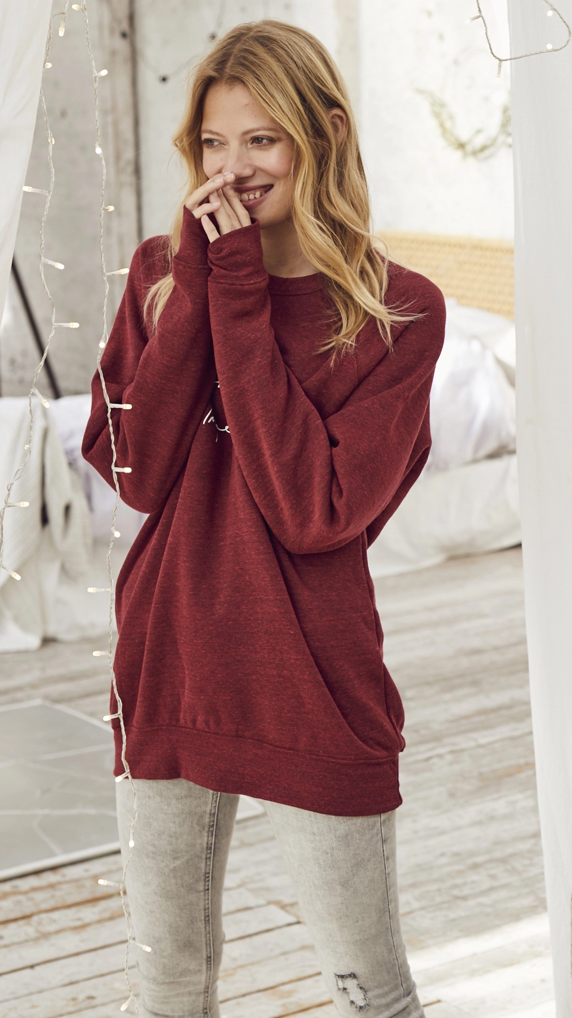"Dog Thinks You Are" Relaxed Sweater