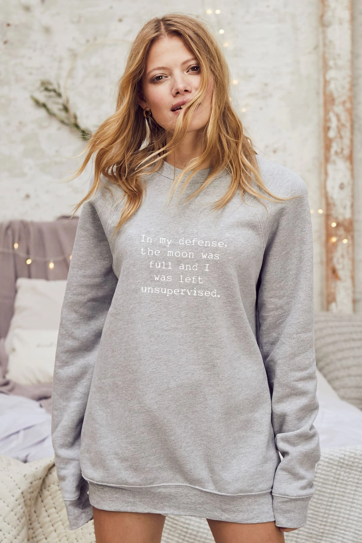 "Full Moon" Relaxed Sweater