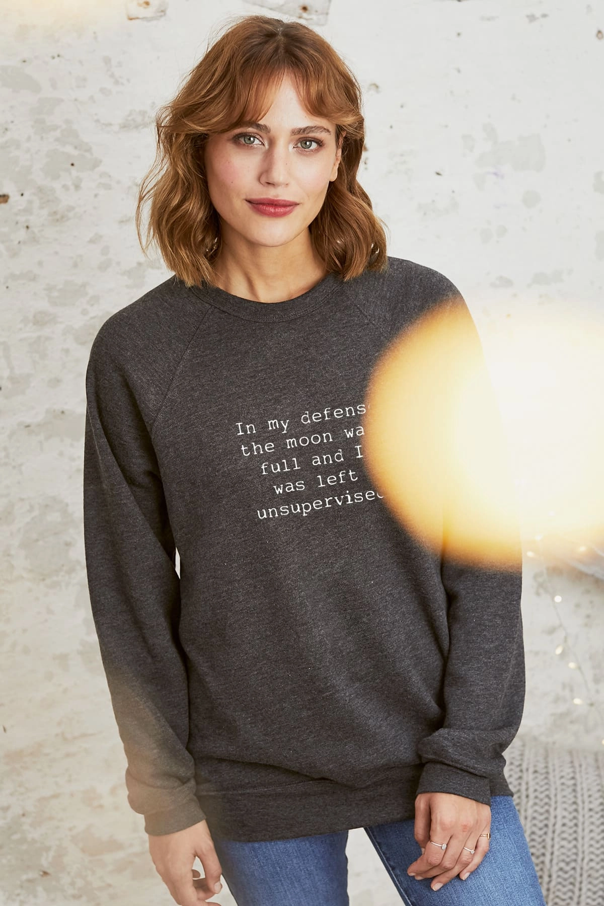 "Full Moon" Relaxed Sweater