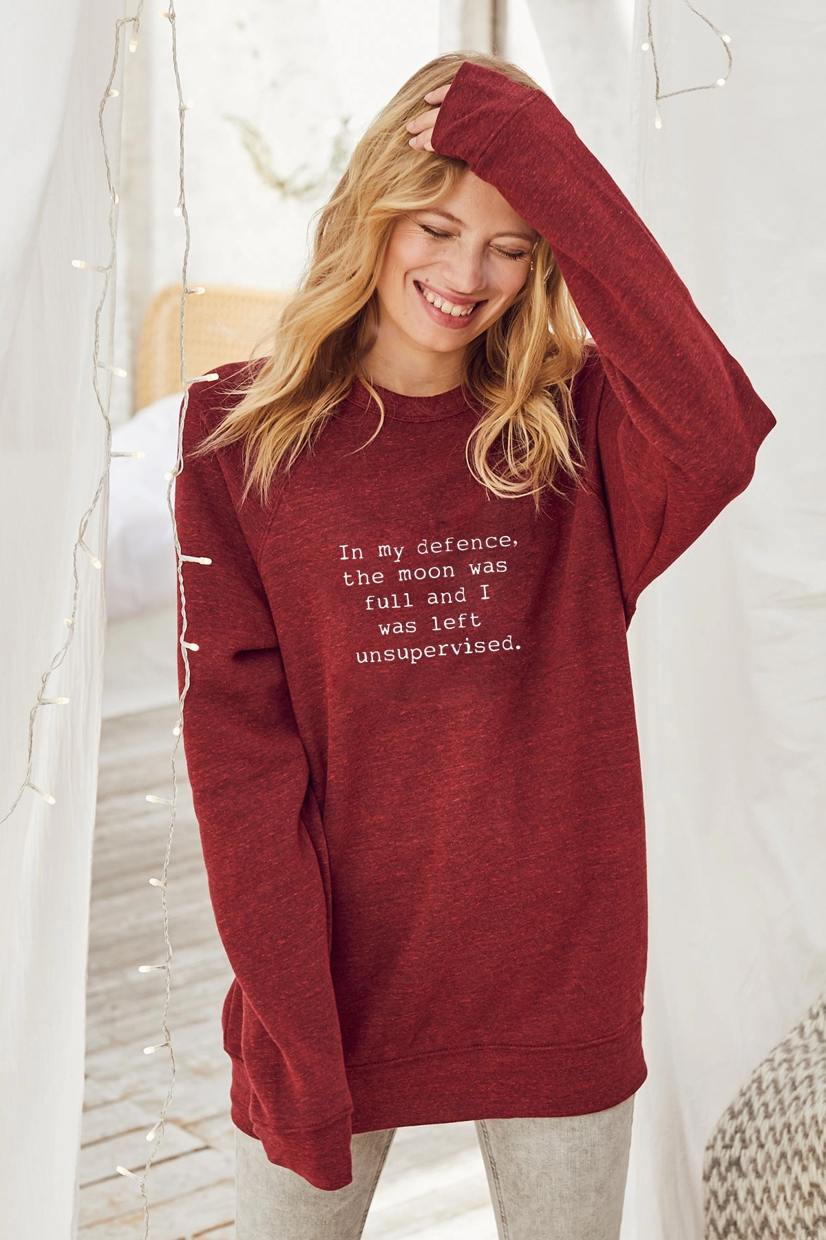 "Full Moon" Relaxed Sweater