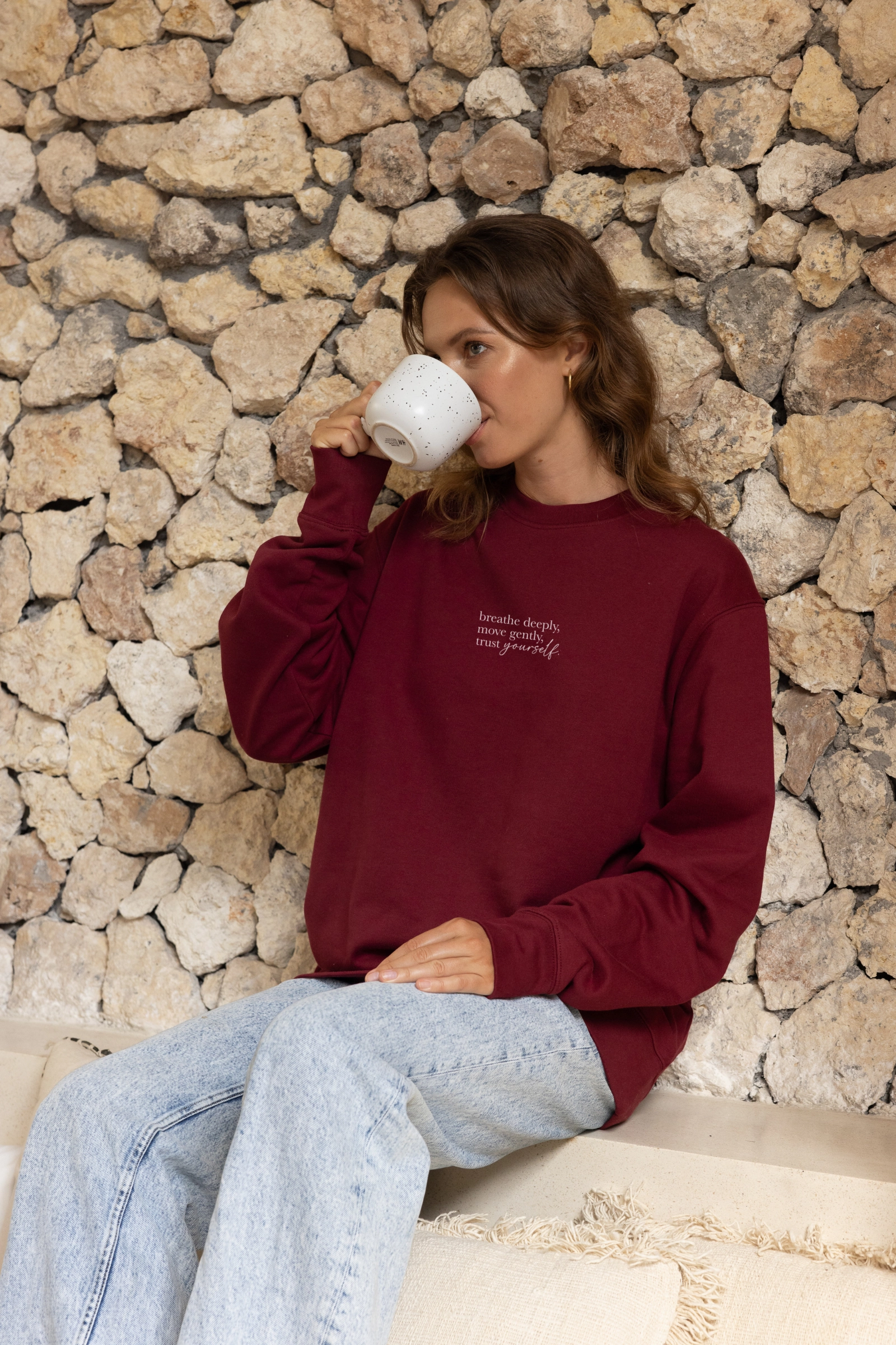 "Trust yourself" Relaxed Sweater