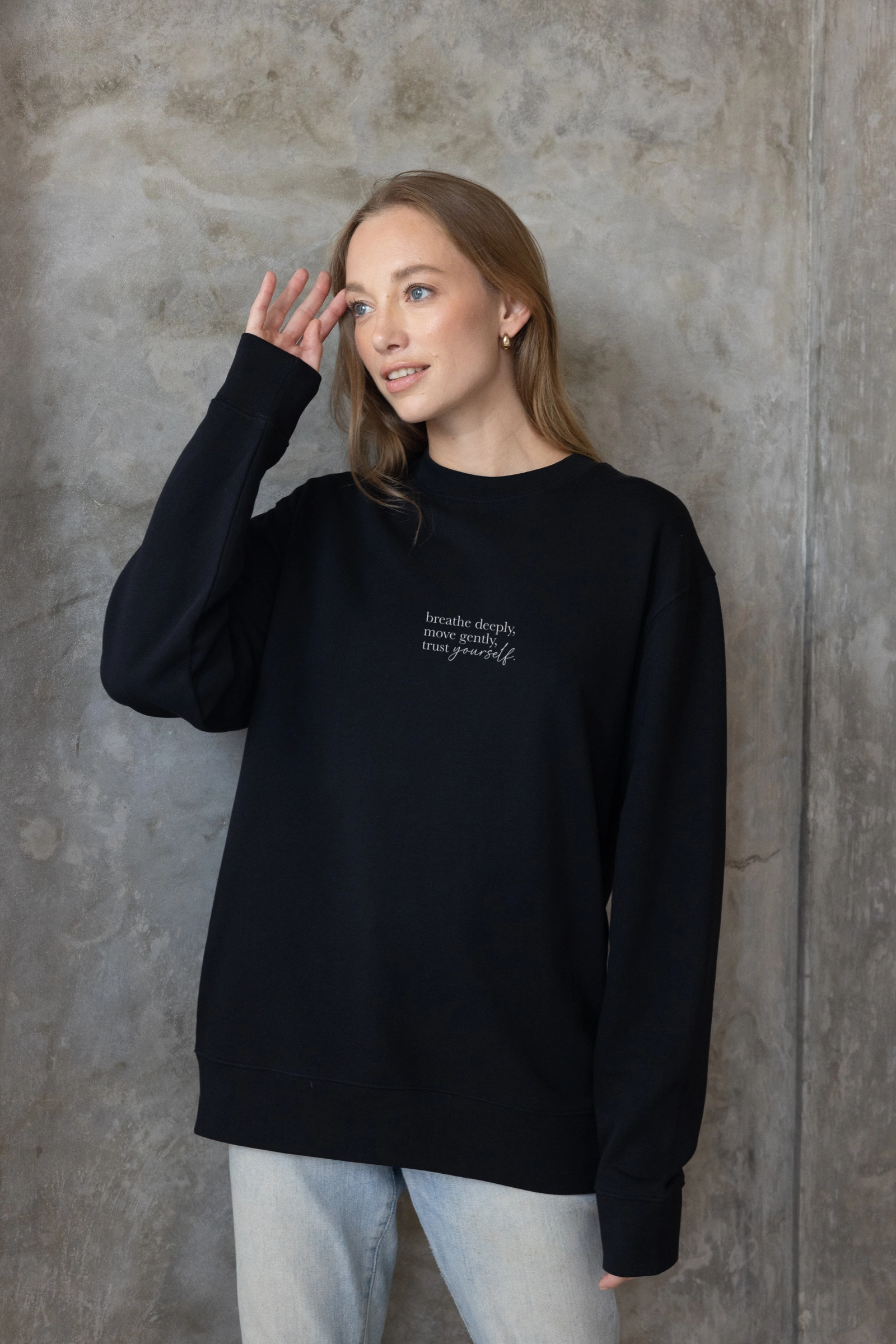 "Trust yourself" Relaxed Sweater