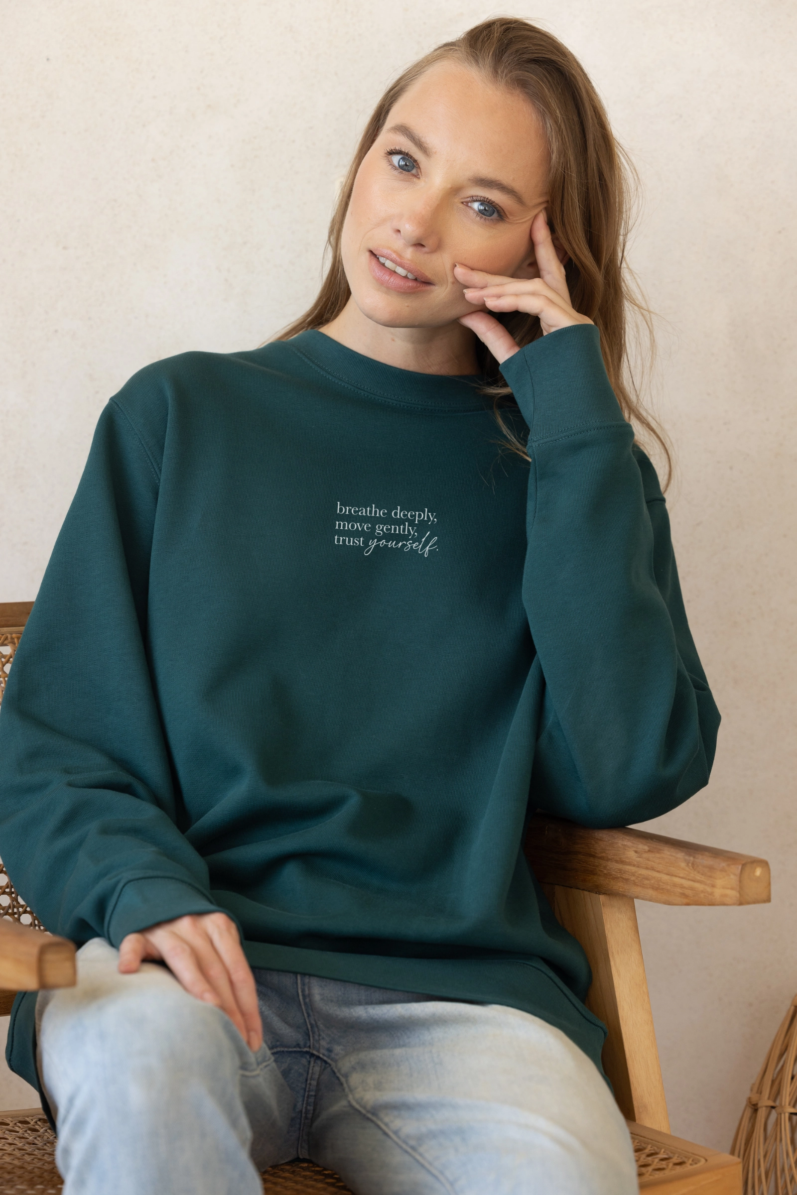 "Trust yourself" Relaxed Sweater