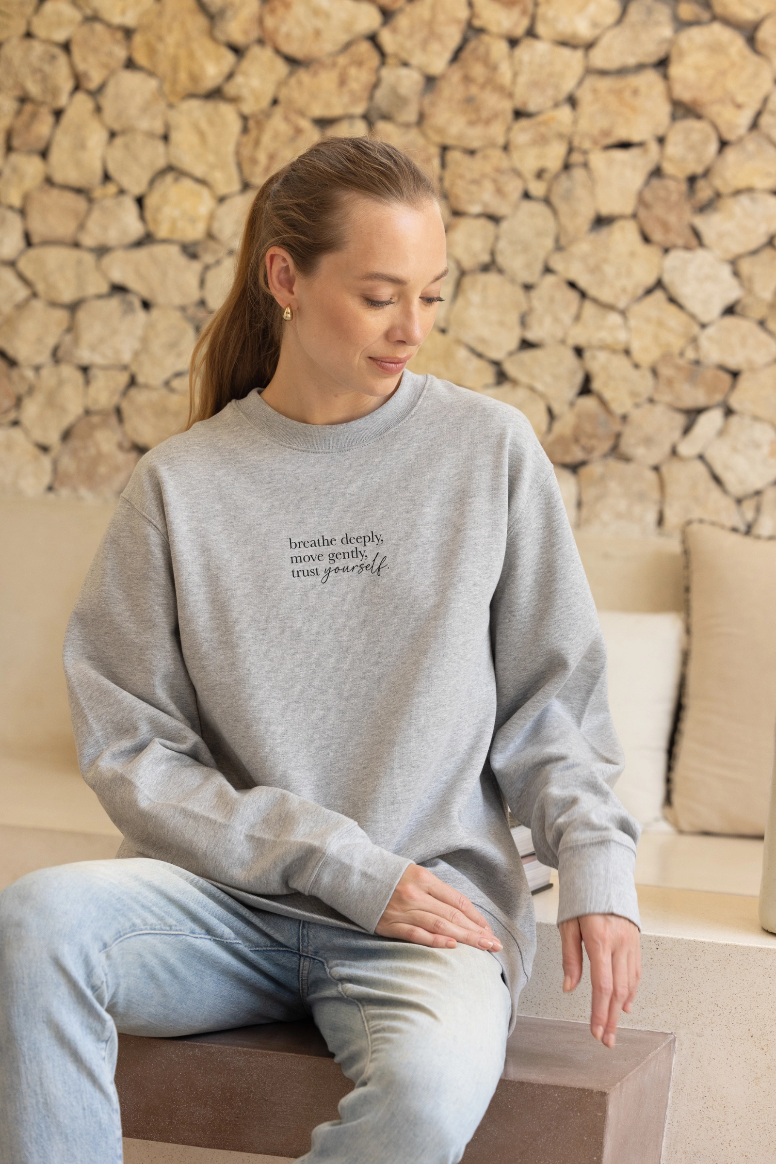 "Trust yourself" Relaxed Sweater