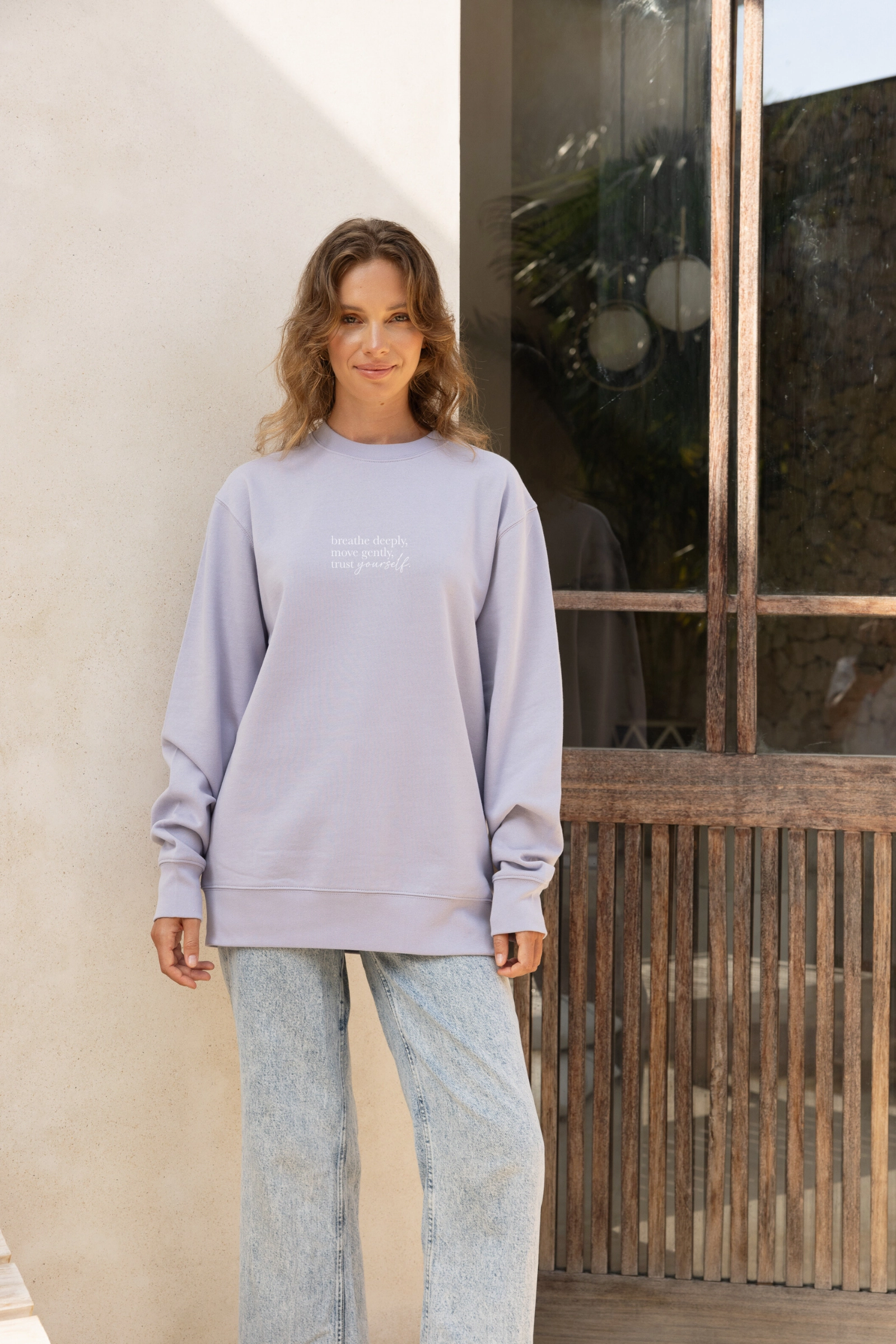 "Trust yourself" Relaxed Sweater