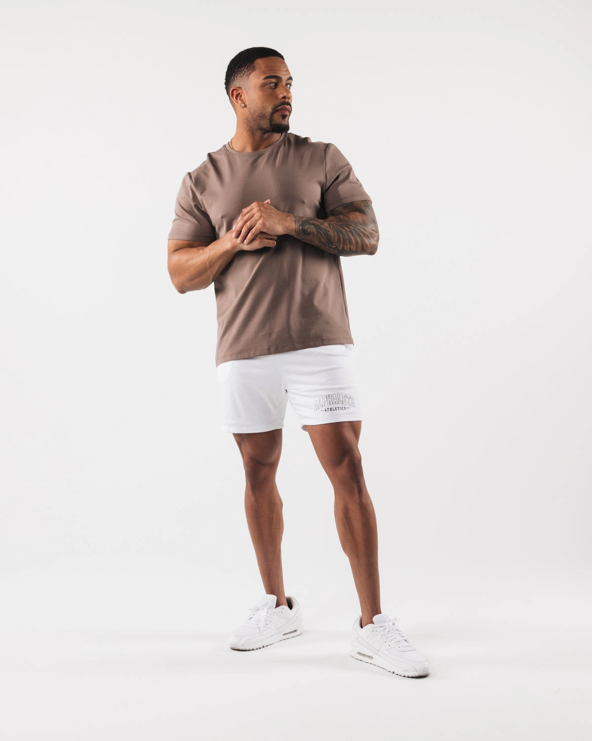 AA Mesh Short 6” - White