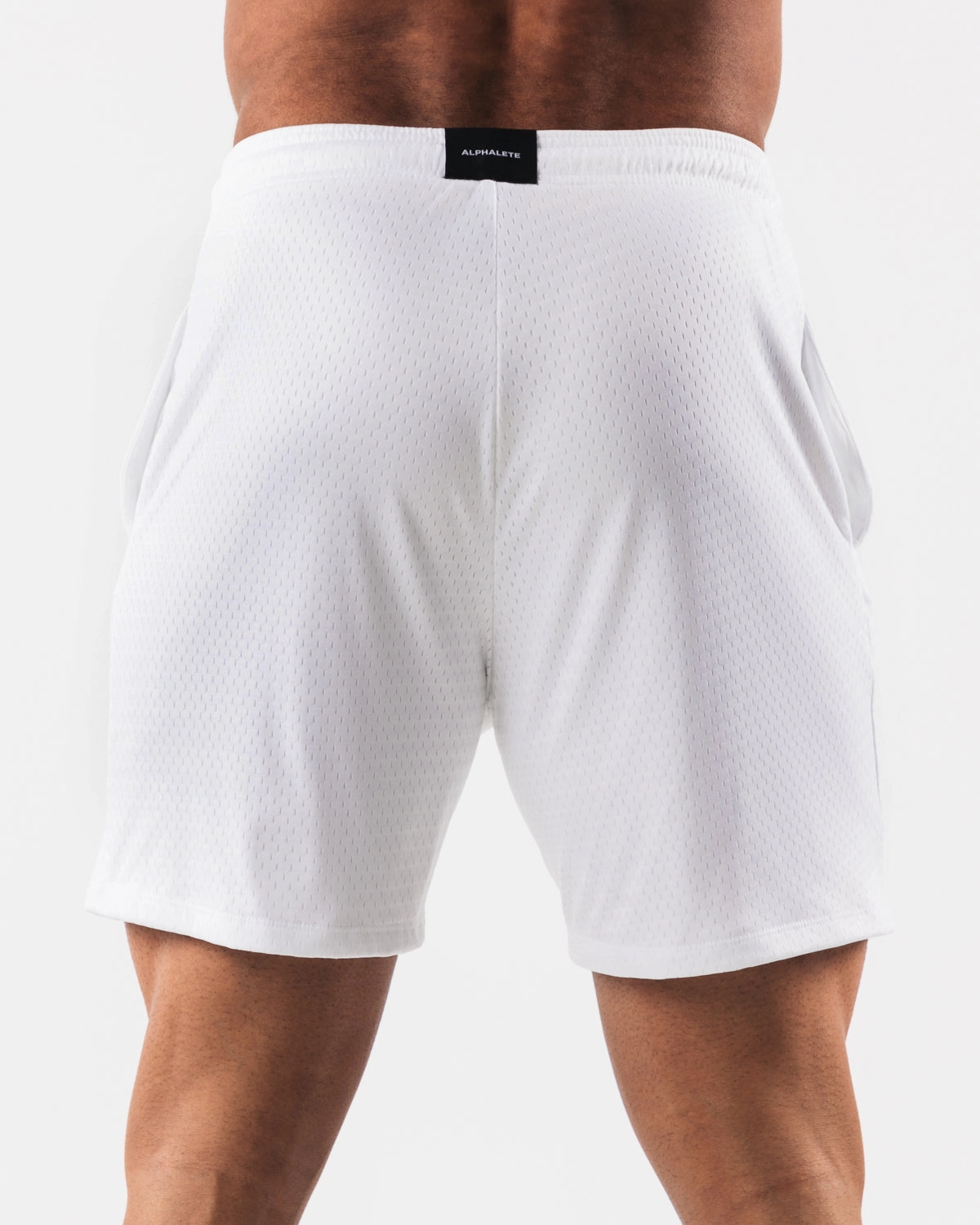 AA Mesh Short 6” - White