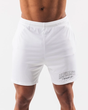 AA Mesh Short 6” - White