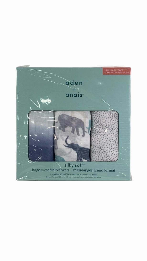 Aden   Anais Silky Soft Swaddles, 3 Pack, Expedition