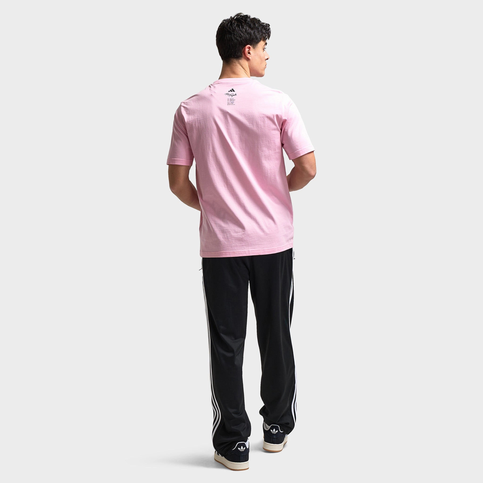adidas Lounge Drinks Graphic T-Shirt / True Pink