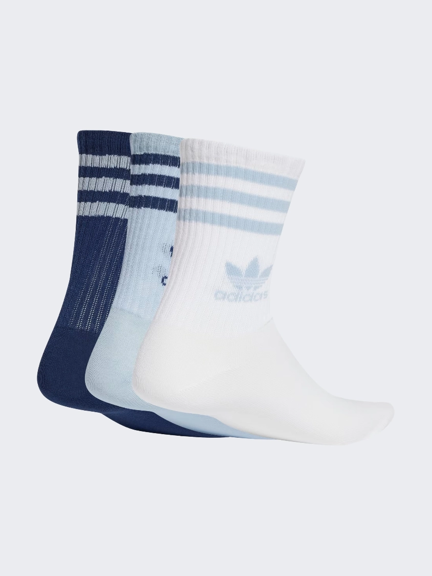 Adidas Mid Cut Men Original Sock Blue/Indigo/White