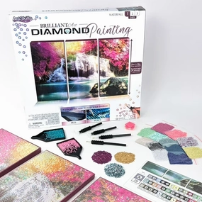 ArtSkills PA-9377 Diamond Painting Art Kit Waterfall 21" x 14"