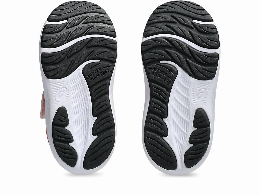 ASICS KIDS CONTEND 9 HOOK N' LOOP CORAL RUNNING SHOES