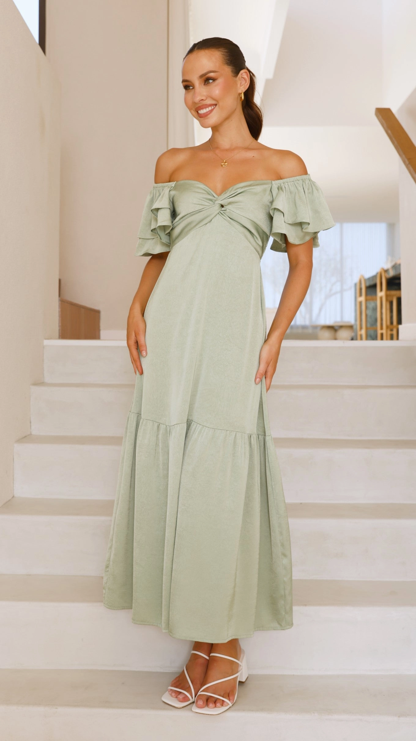 Averianna Maxi Dress - Sage
