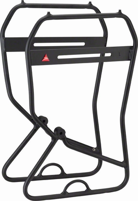 Axiom Journey Suspension and Disc Lowrider Front Rack: Black