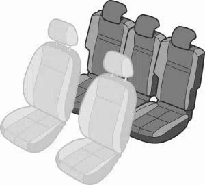 Black Duck Seat Covers Ford Ranger PX2, XLT, Wildtrack, FX4, FX4 Maxx 2015 - 2022