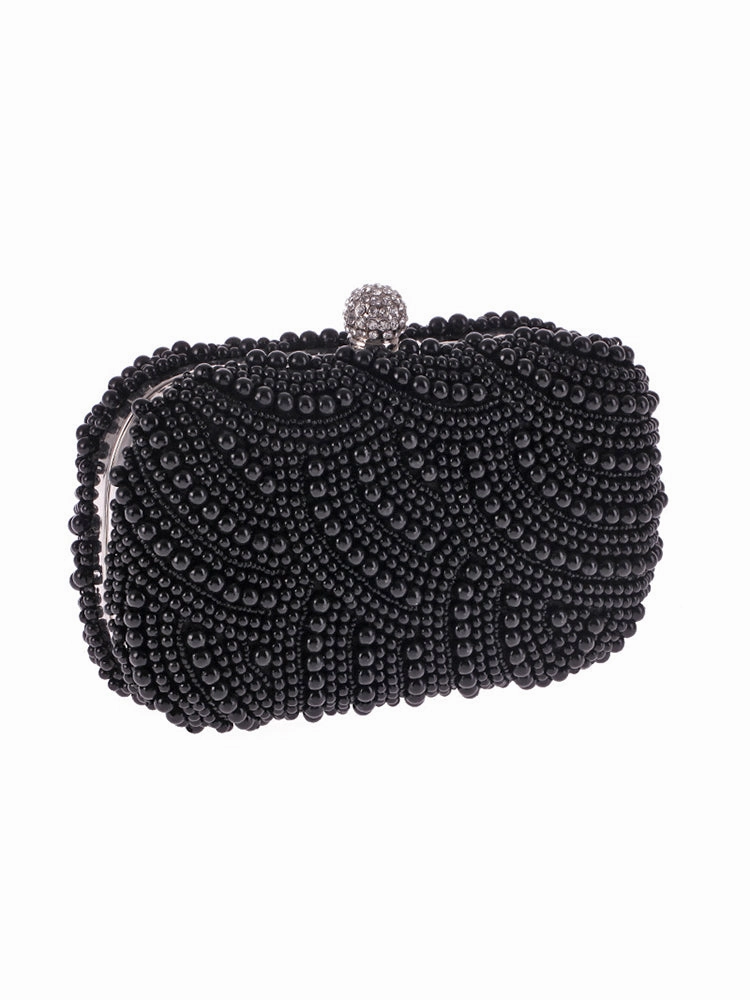 Bridal Luxury Wedding Event Evening Pearl Clutch Women Purse