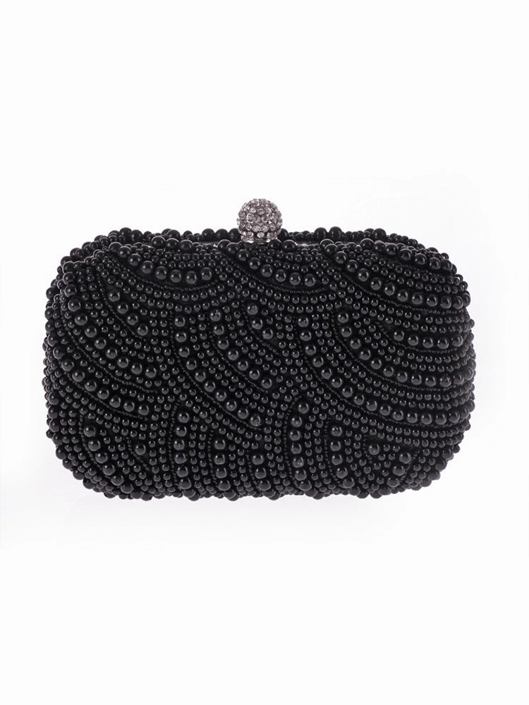 Bridal Luxury Wedding Event Evening Pearl Clutch Women Purse