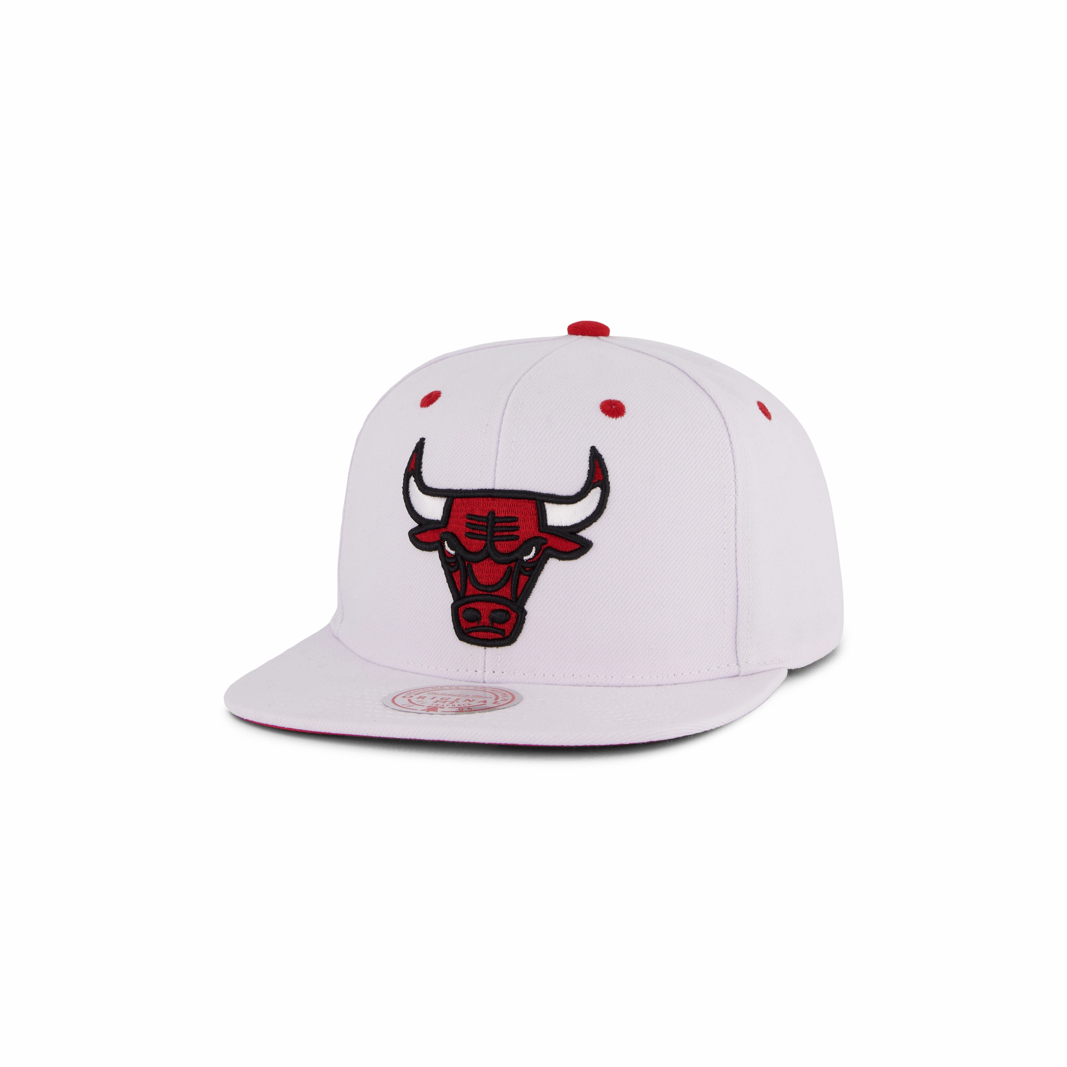 Bulls White Team Color Snapback