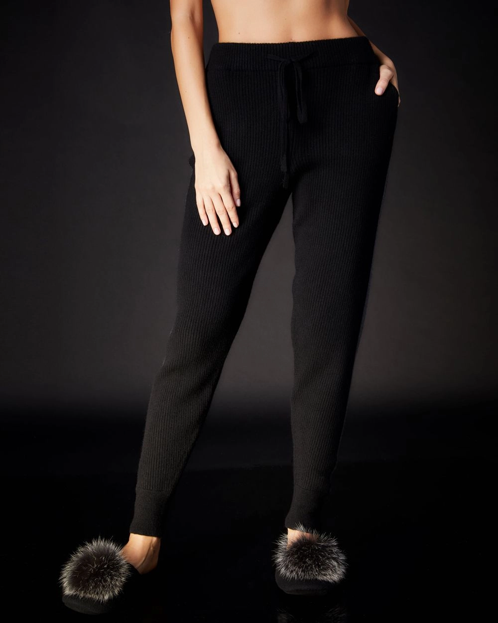 Cashmere Racer Stripe Sweatpant