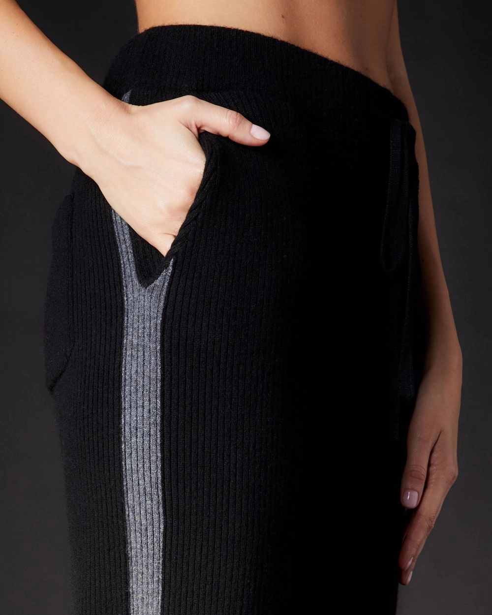 Cashmere Racer Stripe Sweatpant