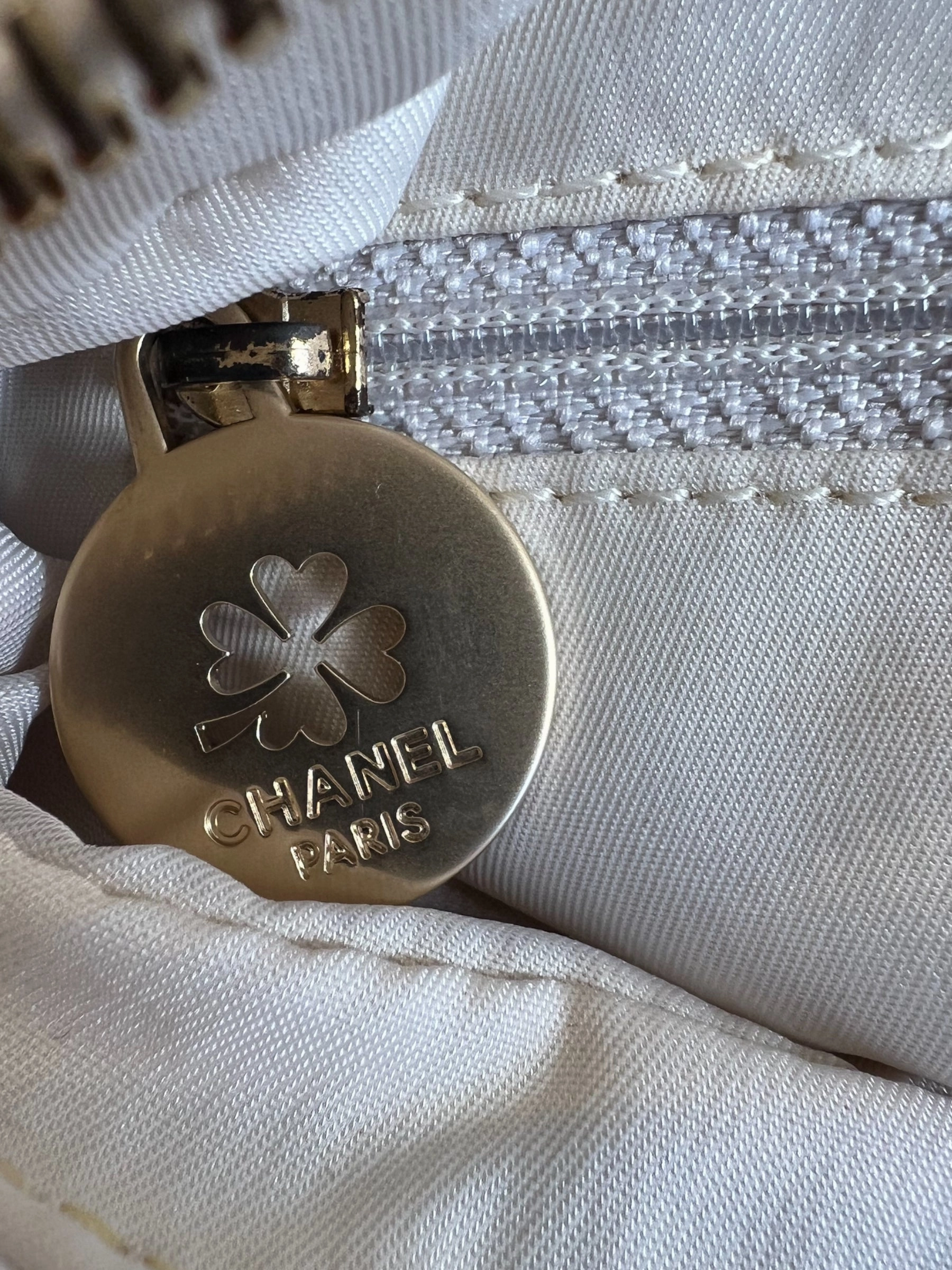 Chanel Pink Monogram Canvas Shoulder Bag