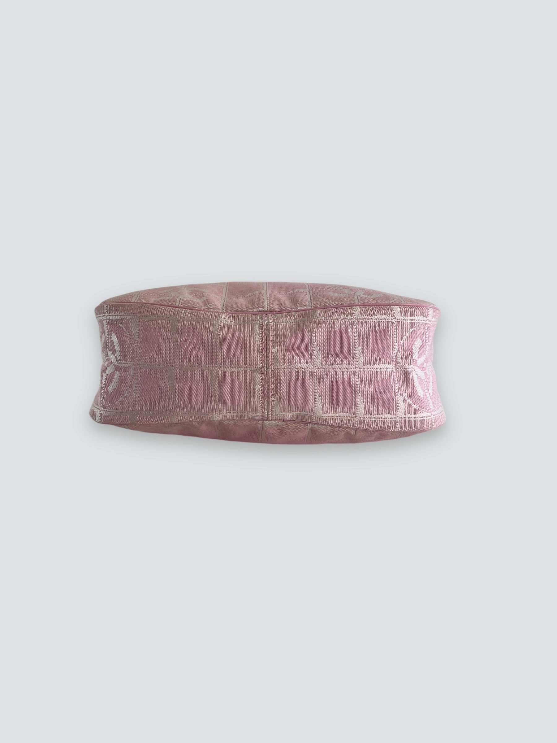 Chanel Pink Monogram Canvas Shoulder Bag