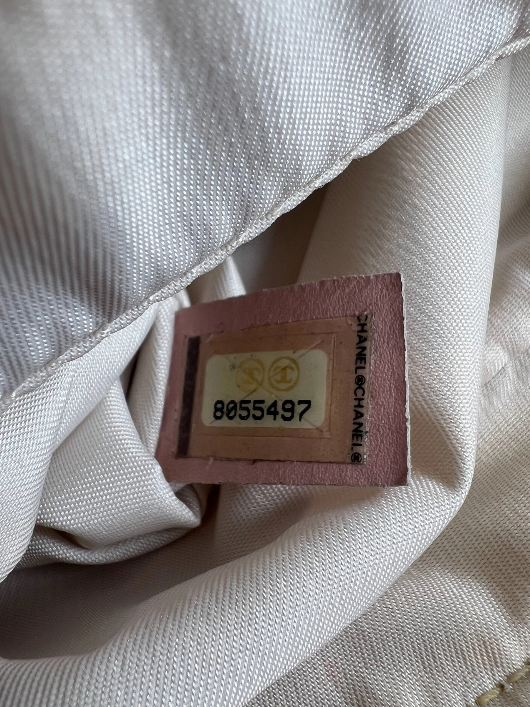 Chanel Pink Monogram Canvas Shoulder Bag