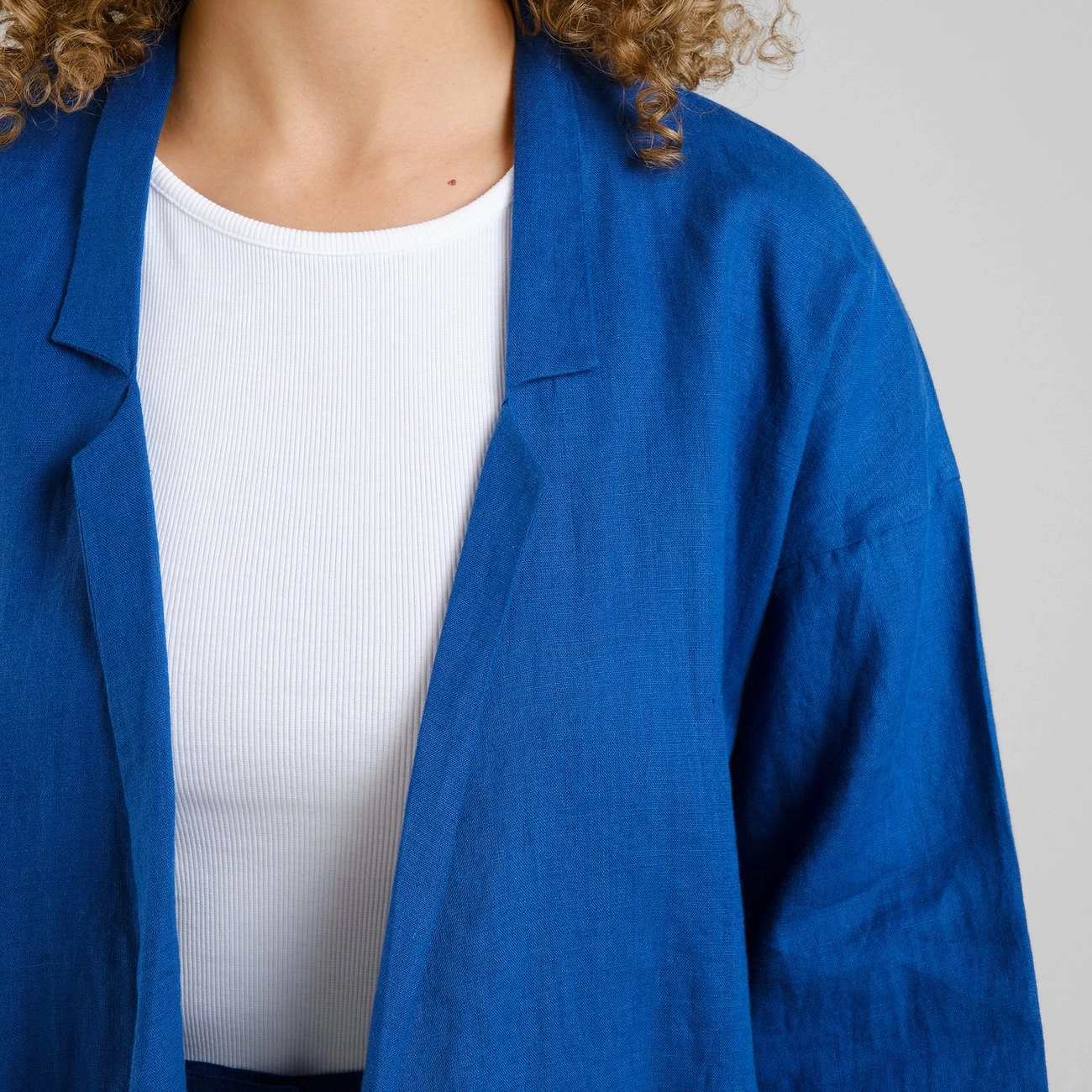 Dedicated Blue Tanto Linen Blazer