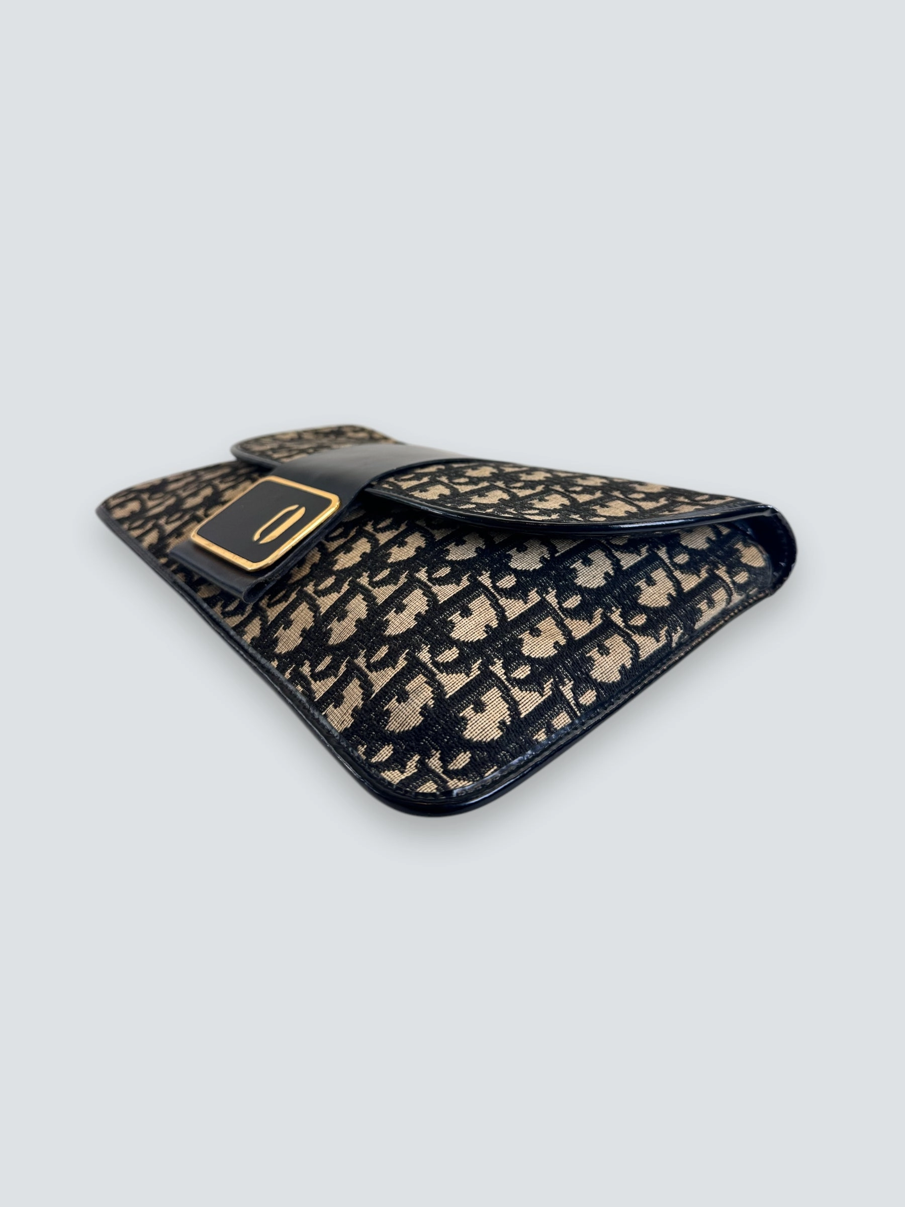Dior Monogram Trotter Canvas Clutch Handbag
