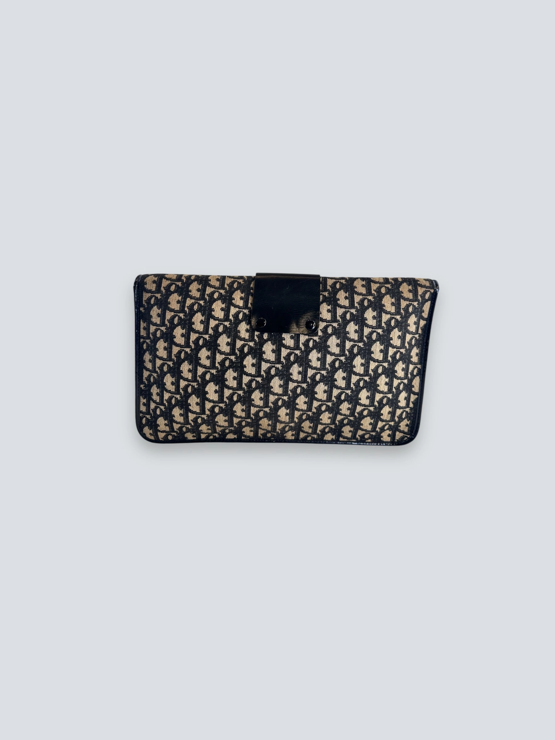Dior Monogram Trotter Canvas Clutch Handbag