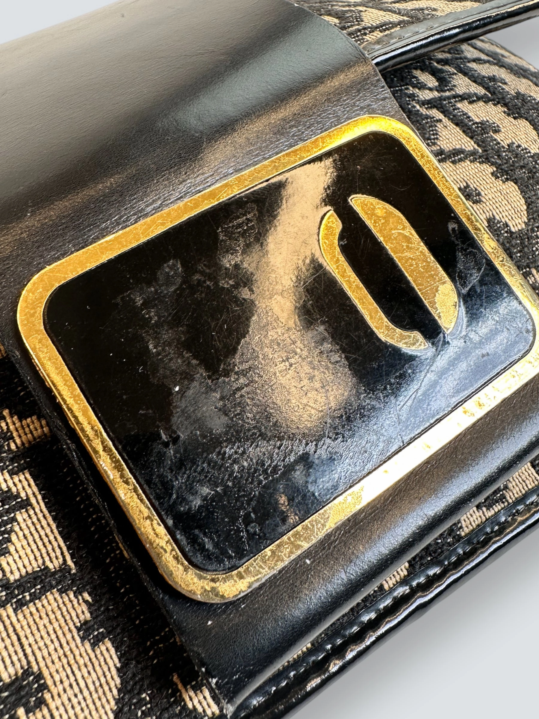 Dior Monogram Trotter Canvas Clutch Handbag