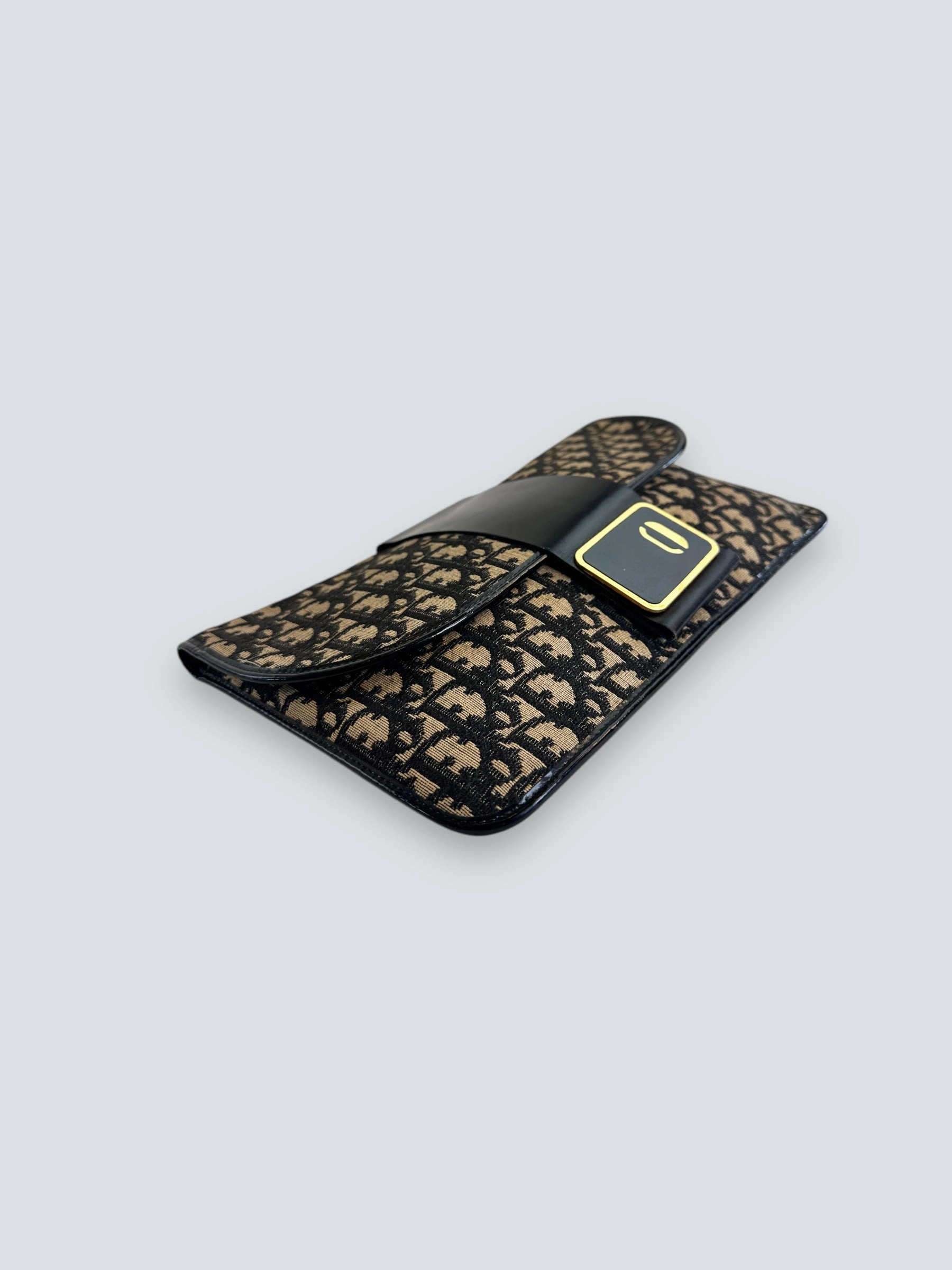 Dior Monogram Trotter Canvas Clutch Handbag