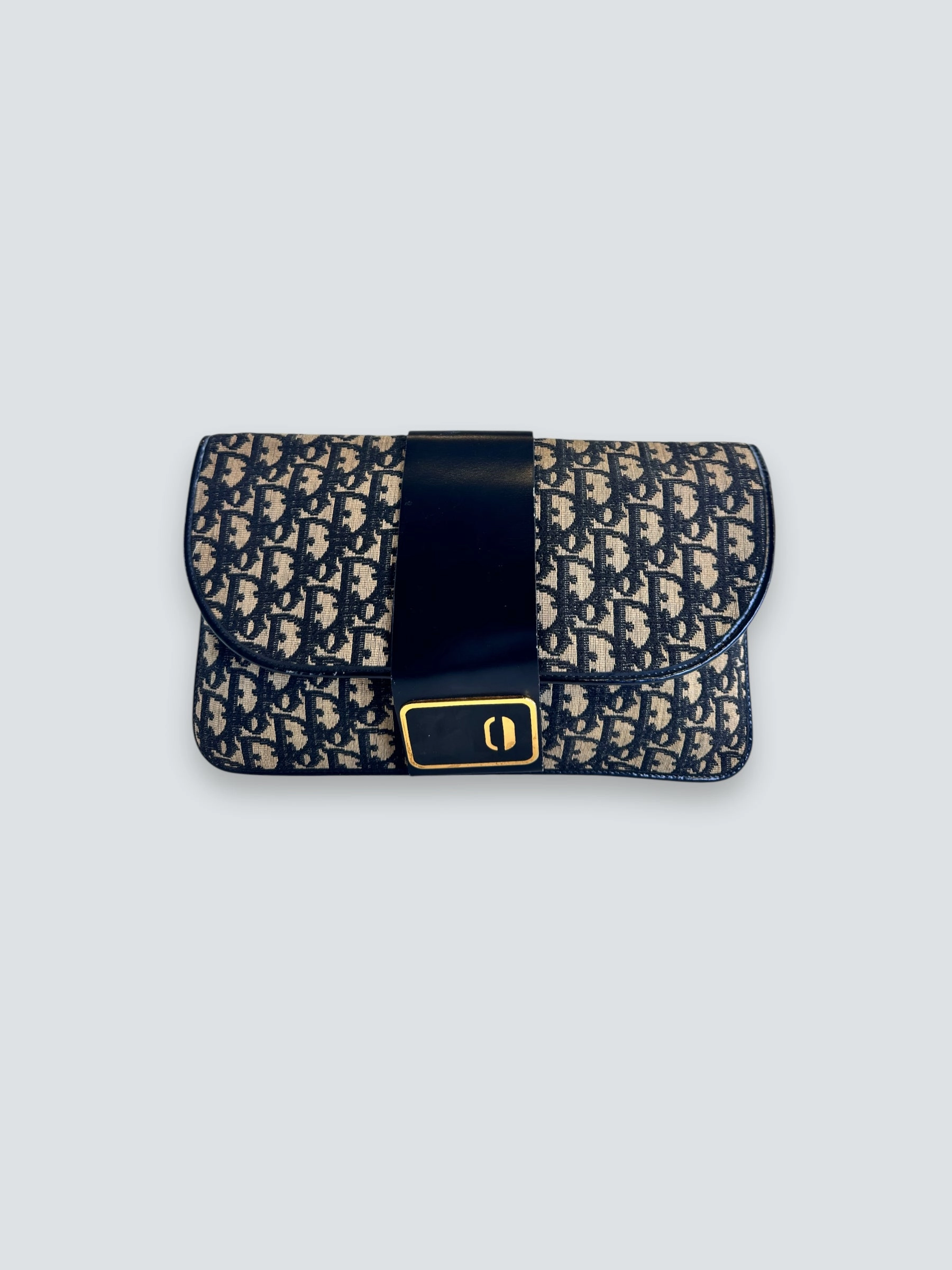 Dior Monogram Trotter Canvas Clutch Handbag