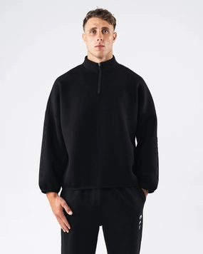 ELMTS Quarter Zip - Black
