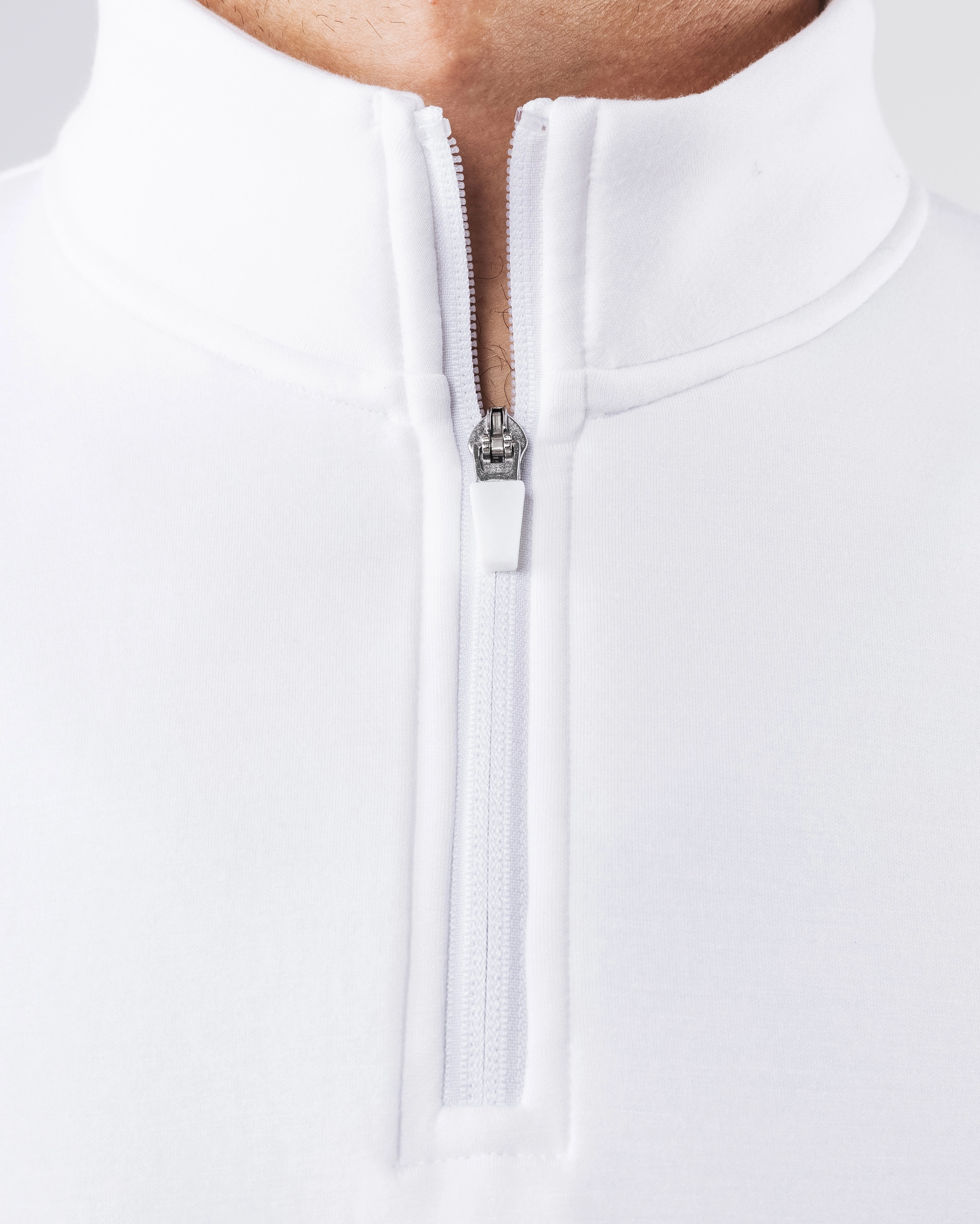 ELMTS Quarter Zip - White