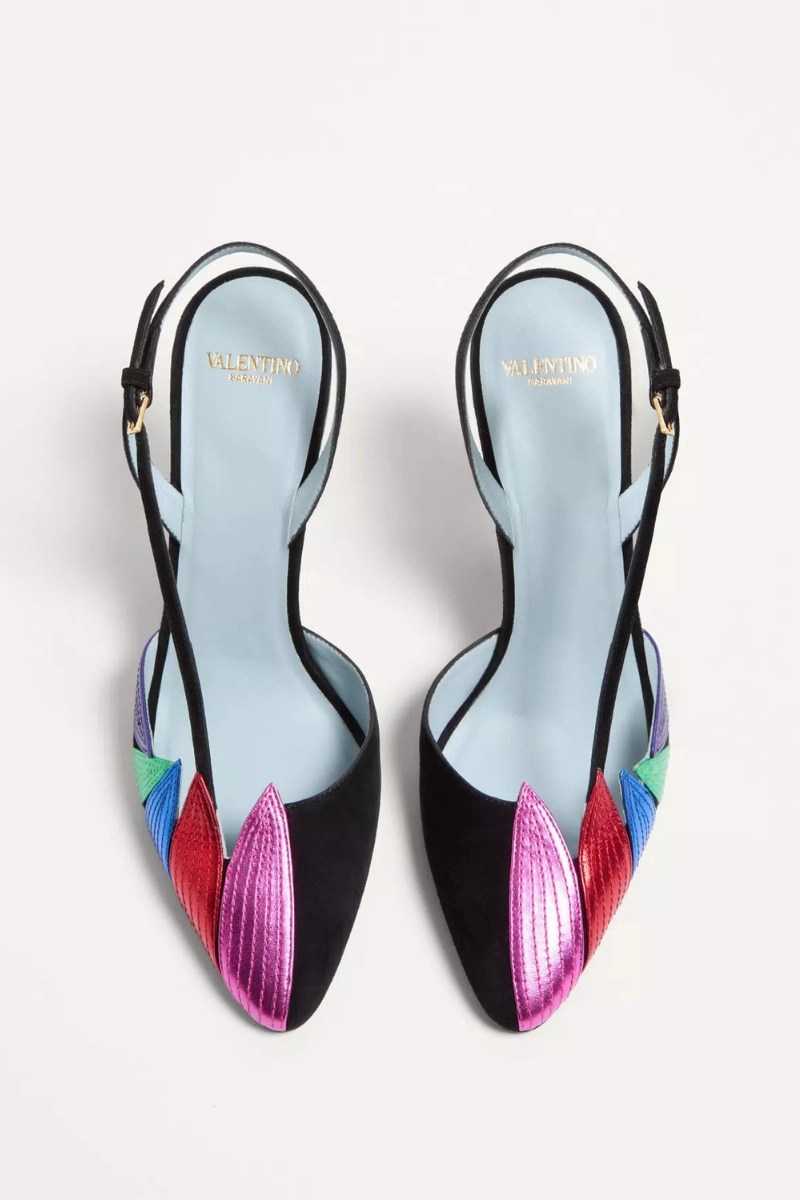 Foliefoliage Slingback Pumps