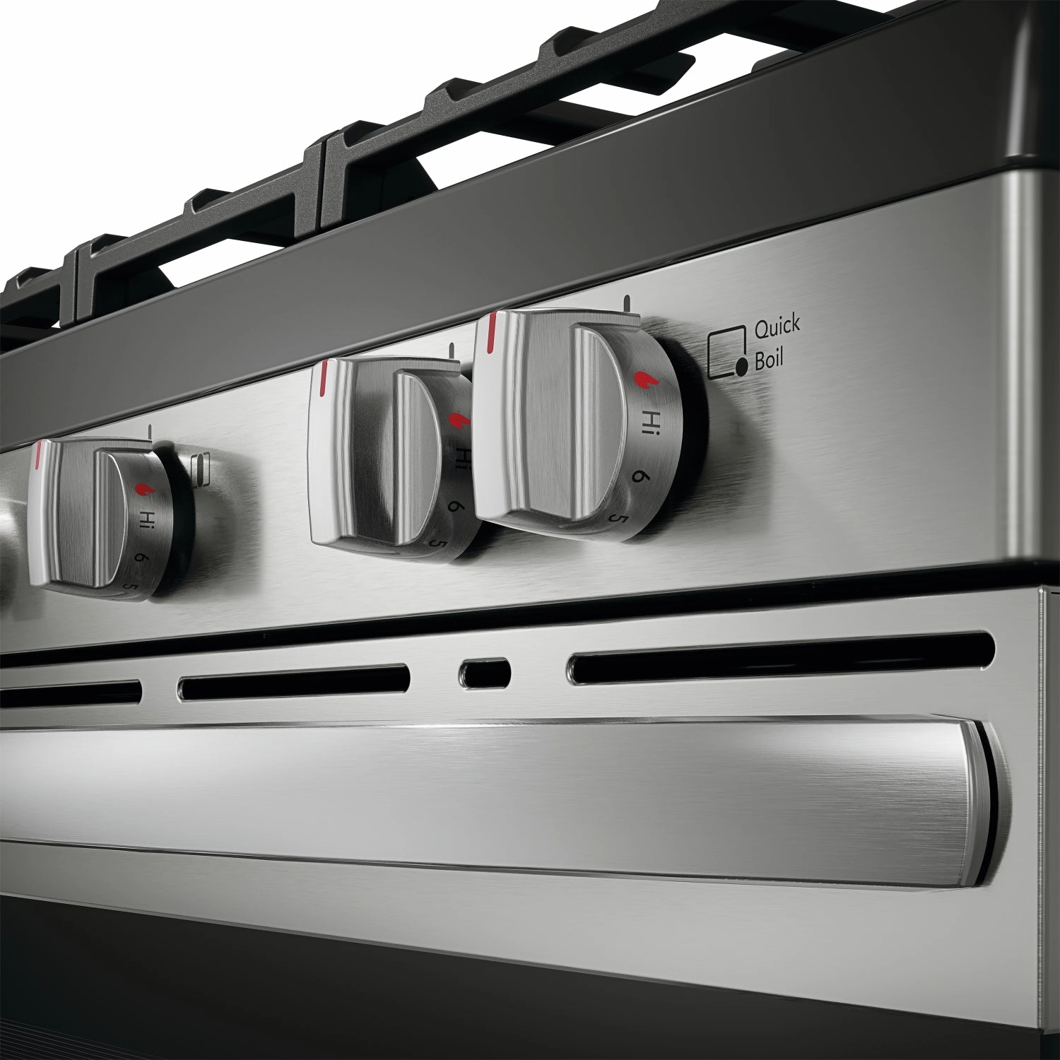 Frigidaire Stainless Steel 30" Gas Range with Quick Boil and Even Baking Technology (5.1 Cu. Ft) - FCRG3062AS