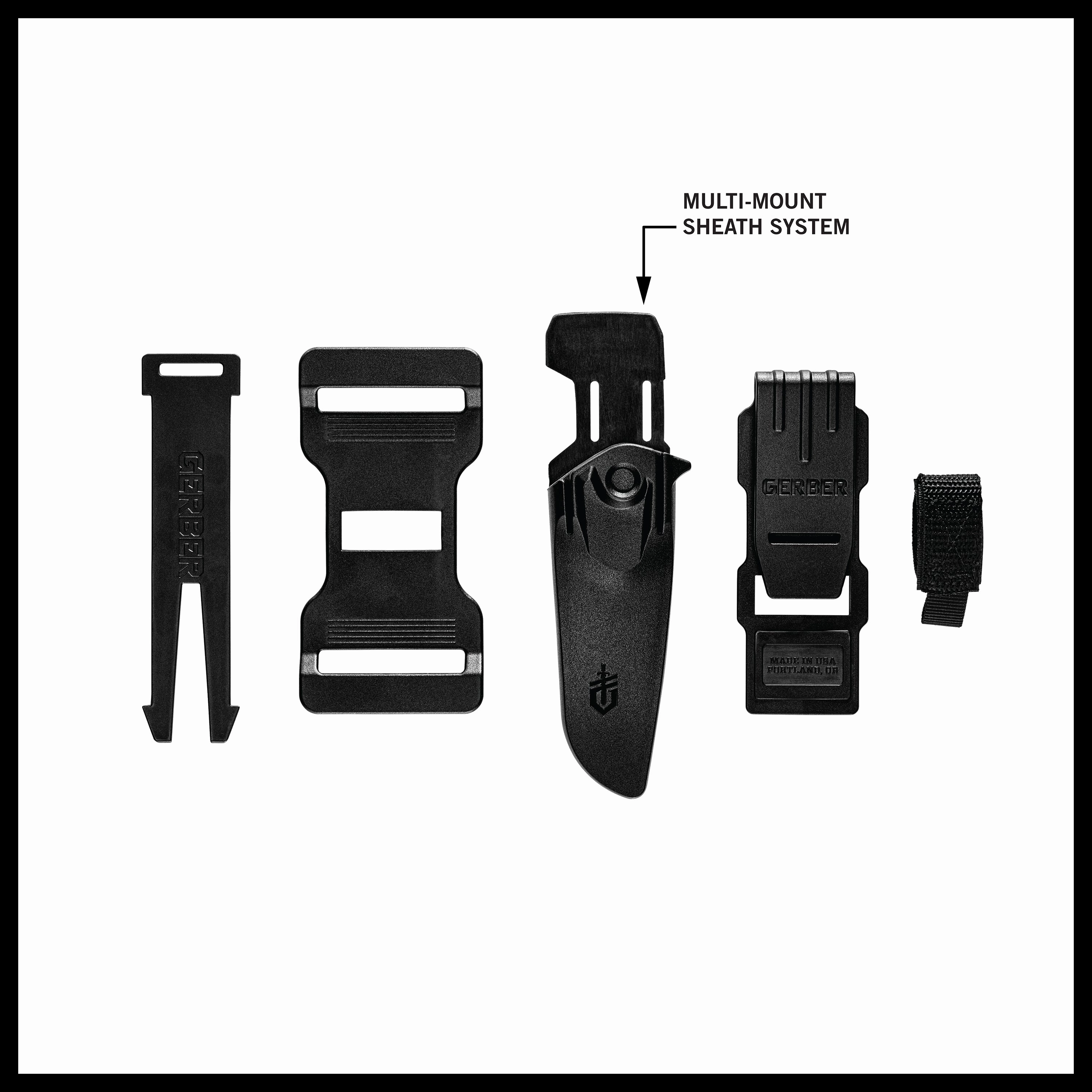 Gerber 31-003714 Principle Fixed-Blade Knife with Sheath