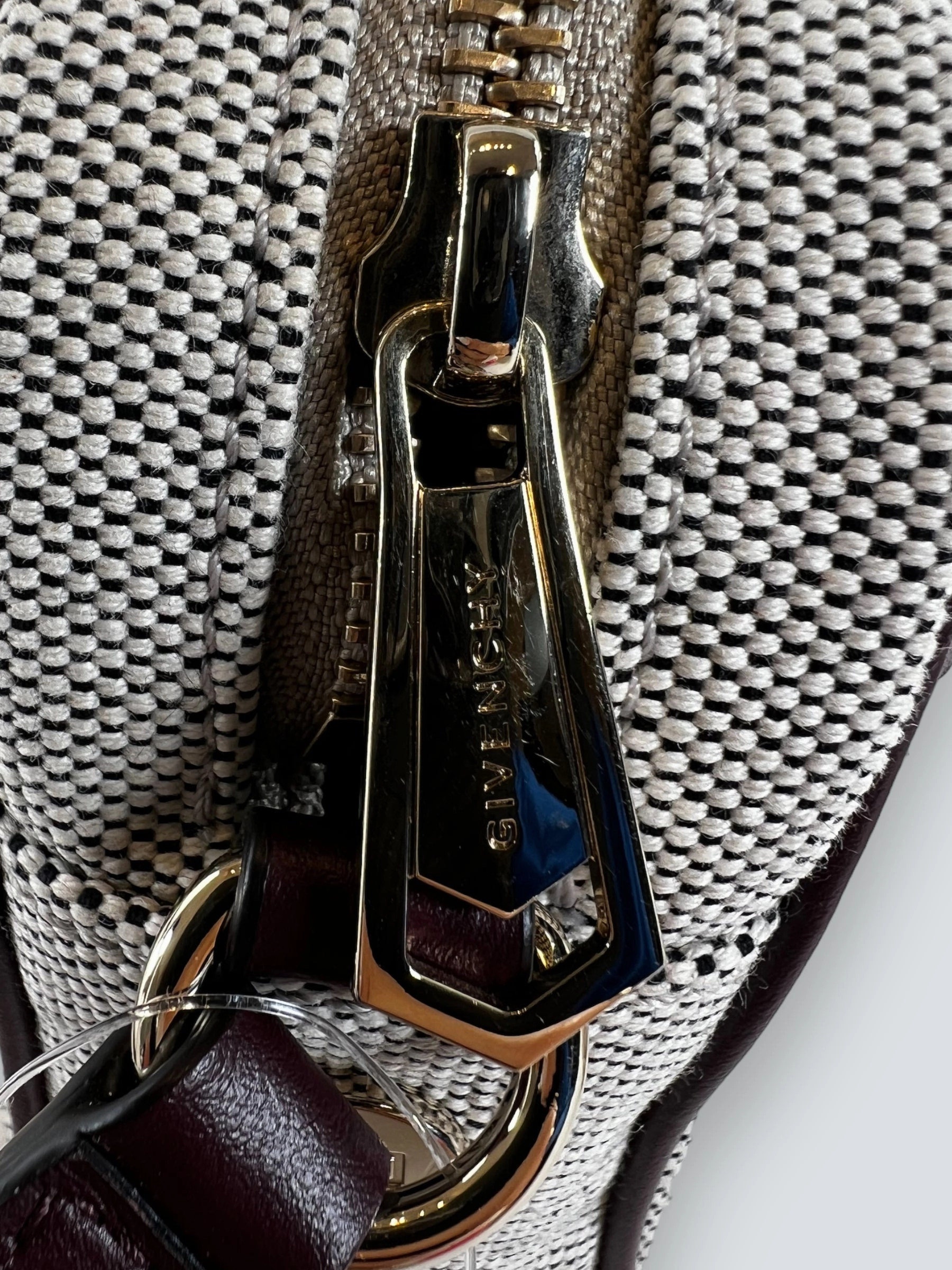 Givenchy Brown Canvas and Leather Bond Camera Bag