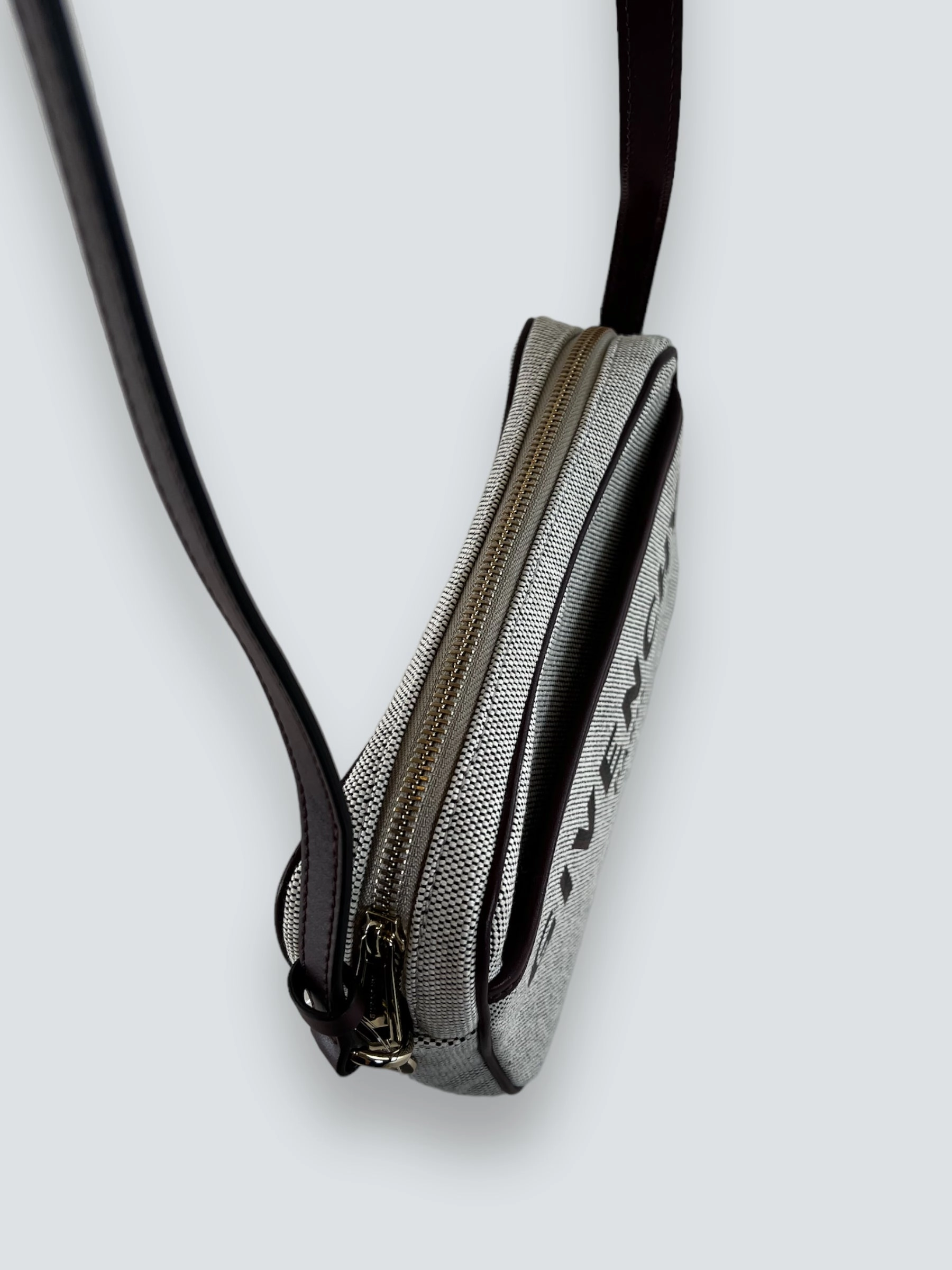 Givenchy Brown Canvas and Leather Bond Camera Bag