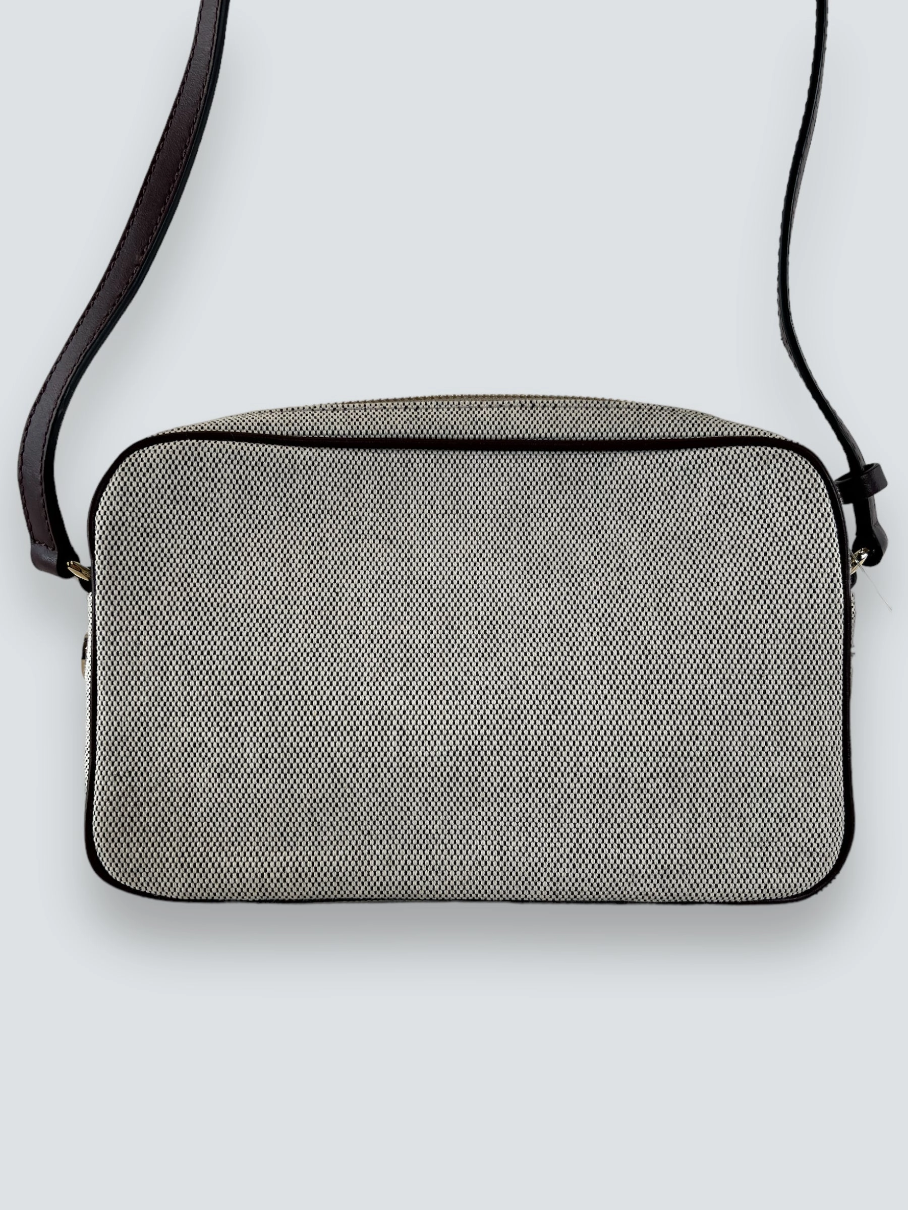 Givenchy Brown Canvas and Leather Bond Camera Bag