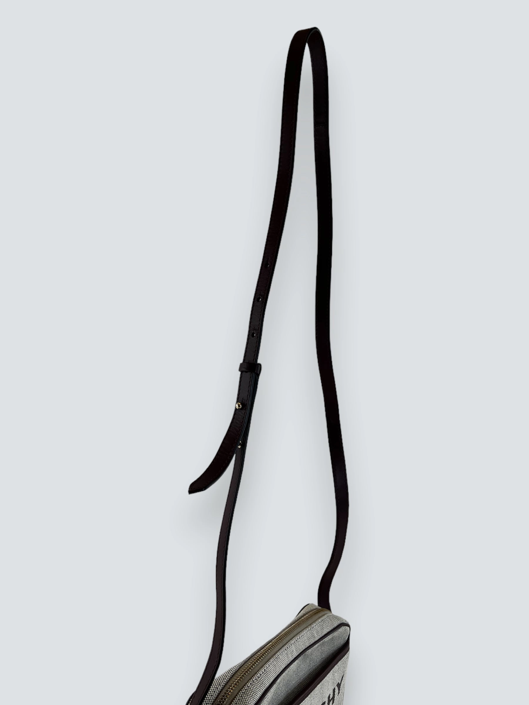 Givenchy Brown Canvas and Leather Bond Camera Bag