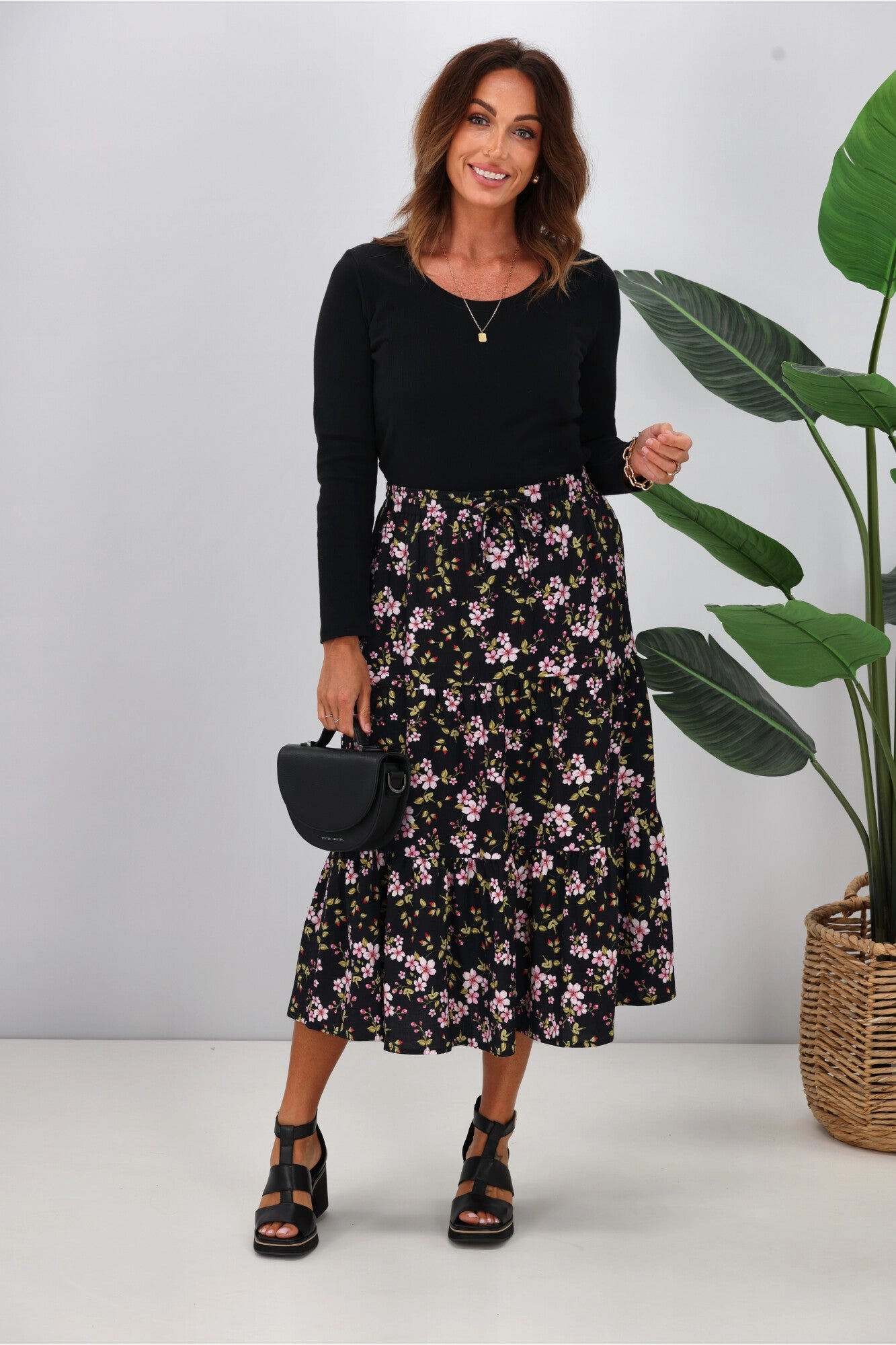 Gloss The Label Cynthia Skirt Enchanted Floral