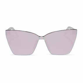 GOLDIE XS - OPALESCENT PINK   CHERRY BLOSSOM MIRROR SUNGLASSES