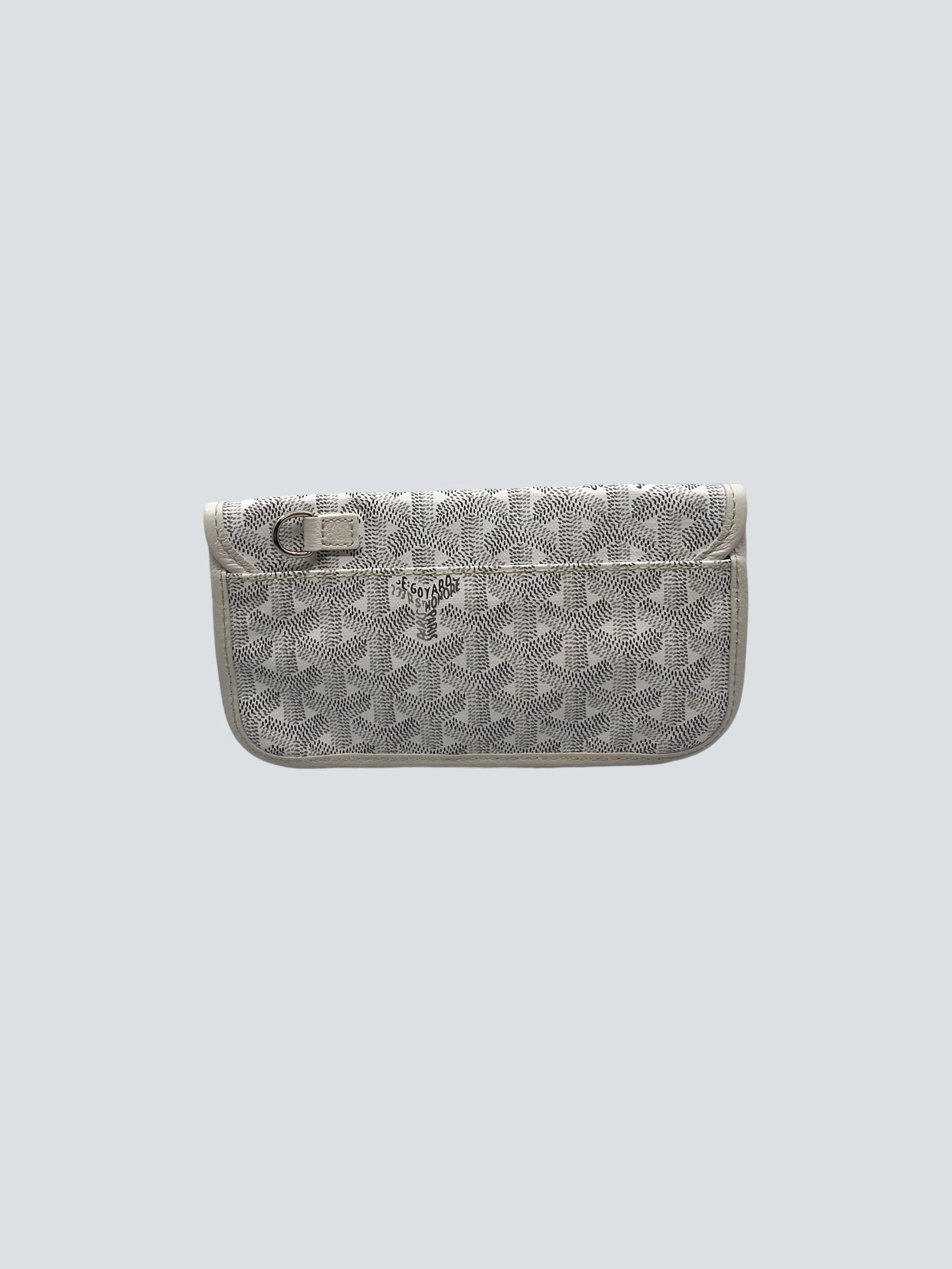 Goyard White Canvas Pochette