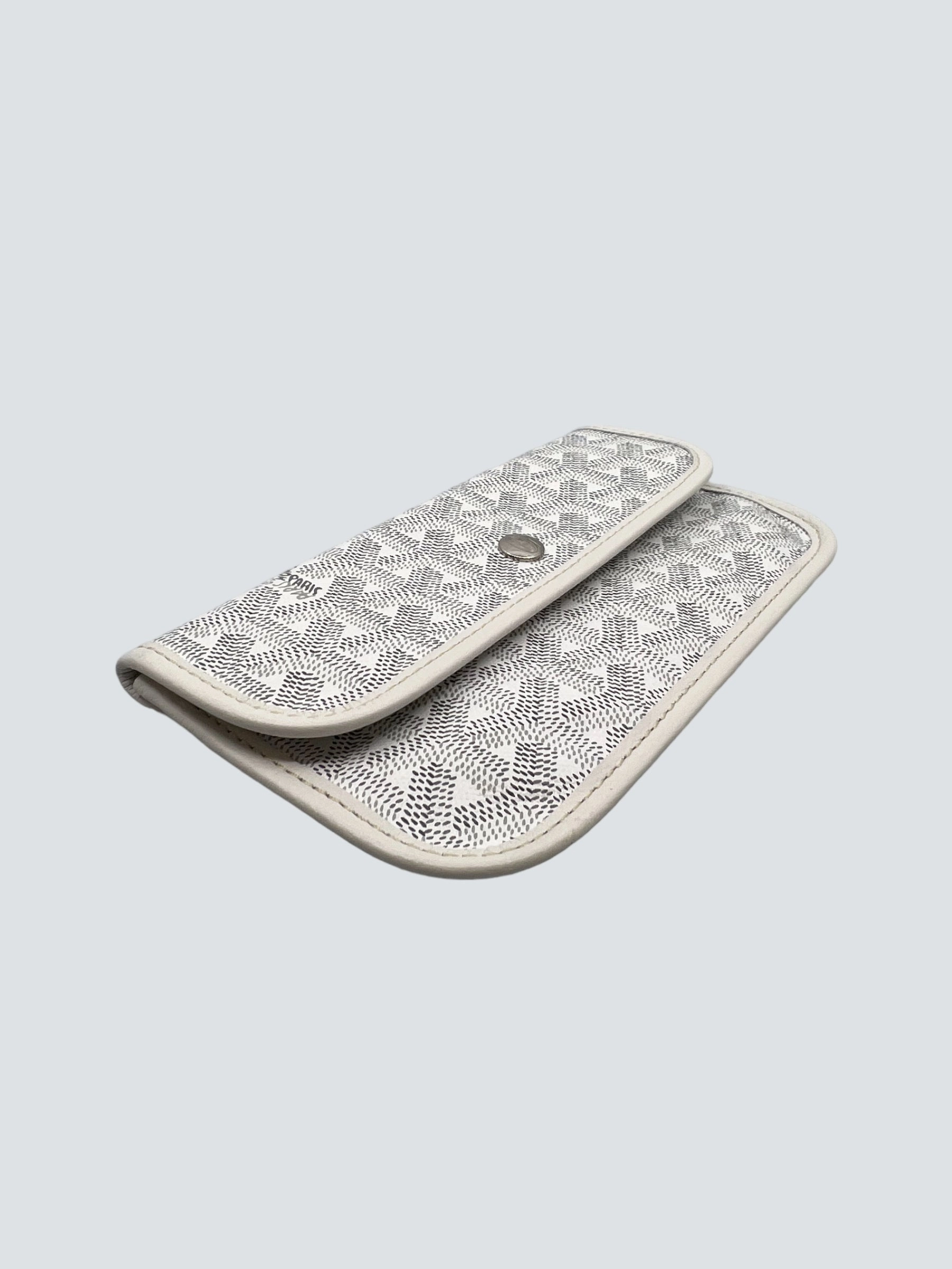 Goyard White Canvas Pochette