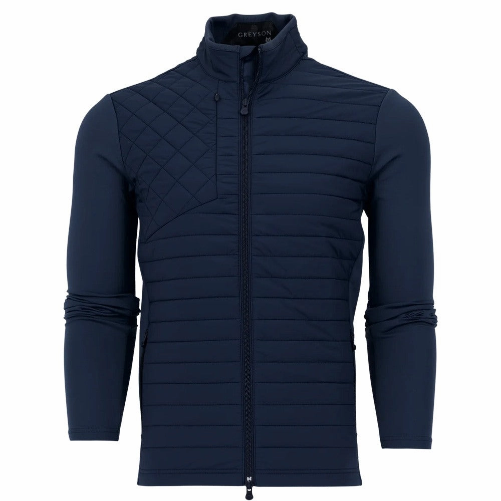 Greyson Hybrid Quarter-Zip Golf Jacket Maltese Blue - FA25 Men