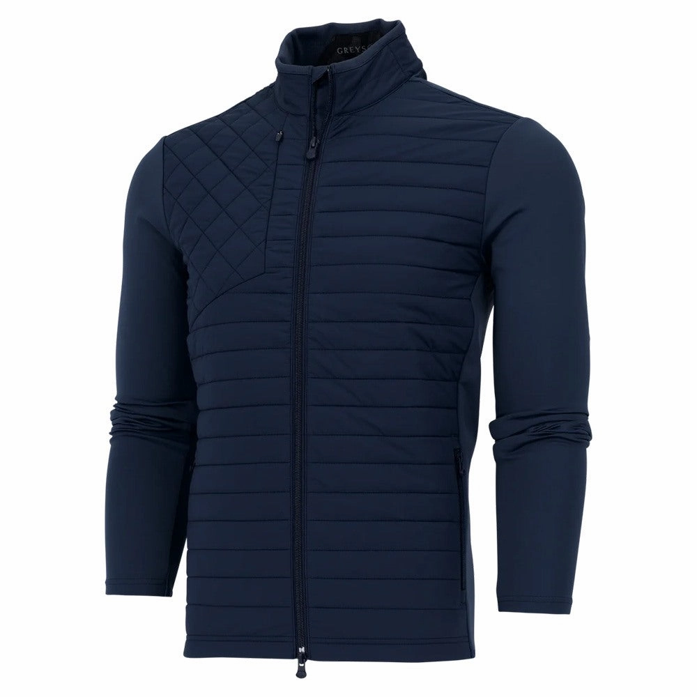 Greyson Hybrid Quarter-Zip Golf Jacket Maltese Blue - FA25 Men
