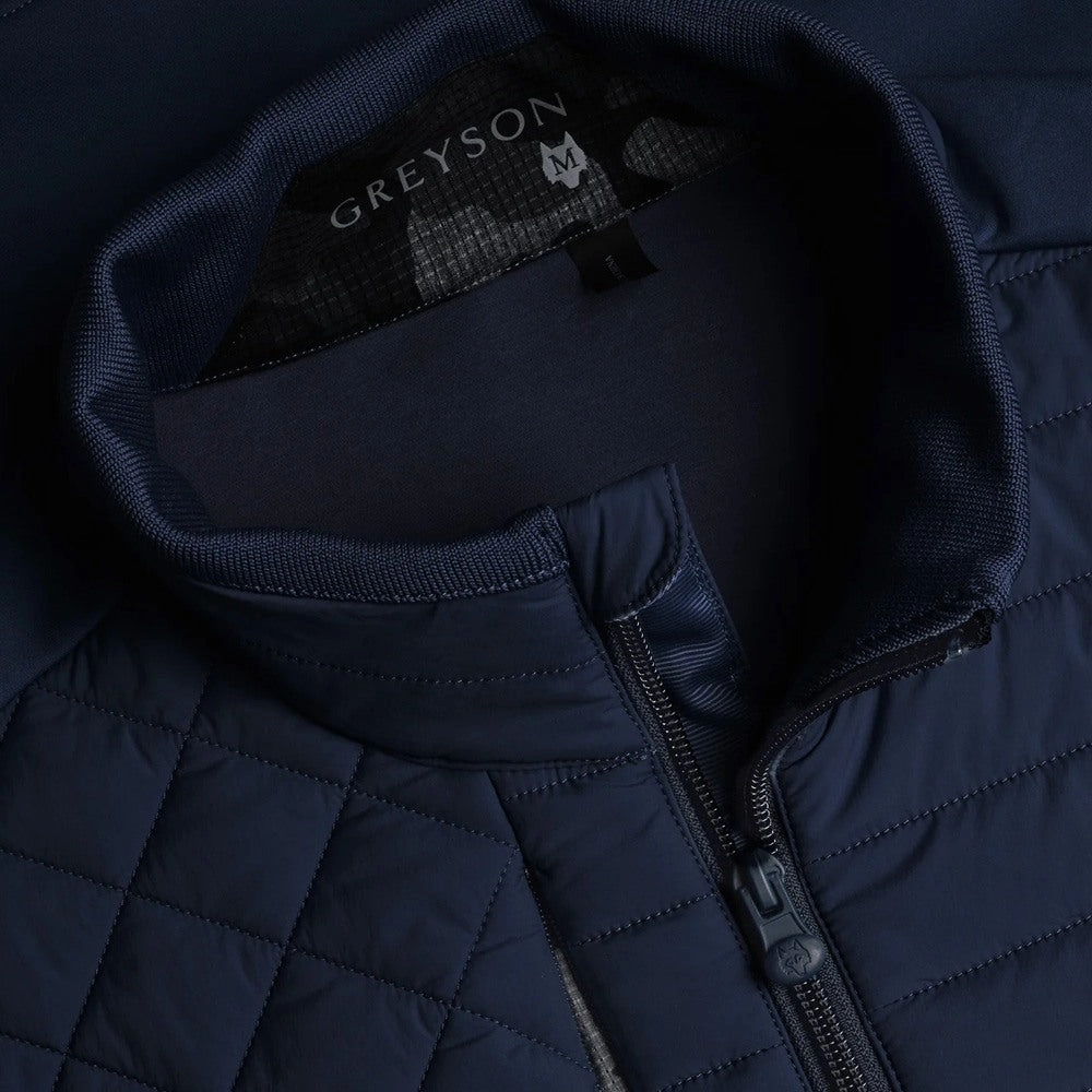 Greyson Hybrid Quarter-Zip Golf Jacket Maltese Blue - FA25 Men